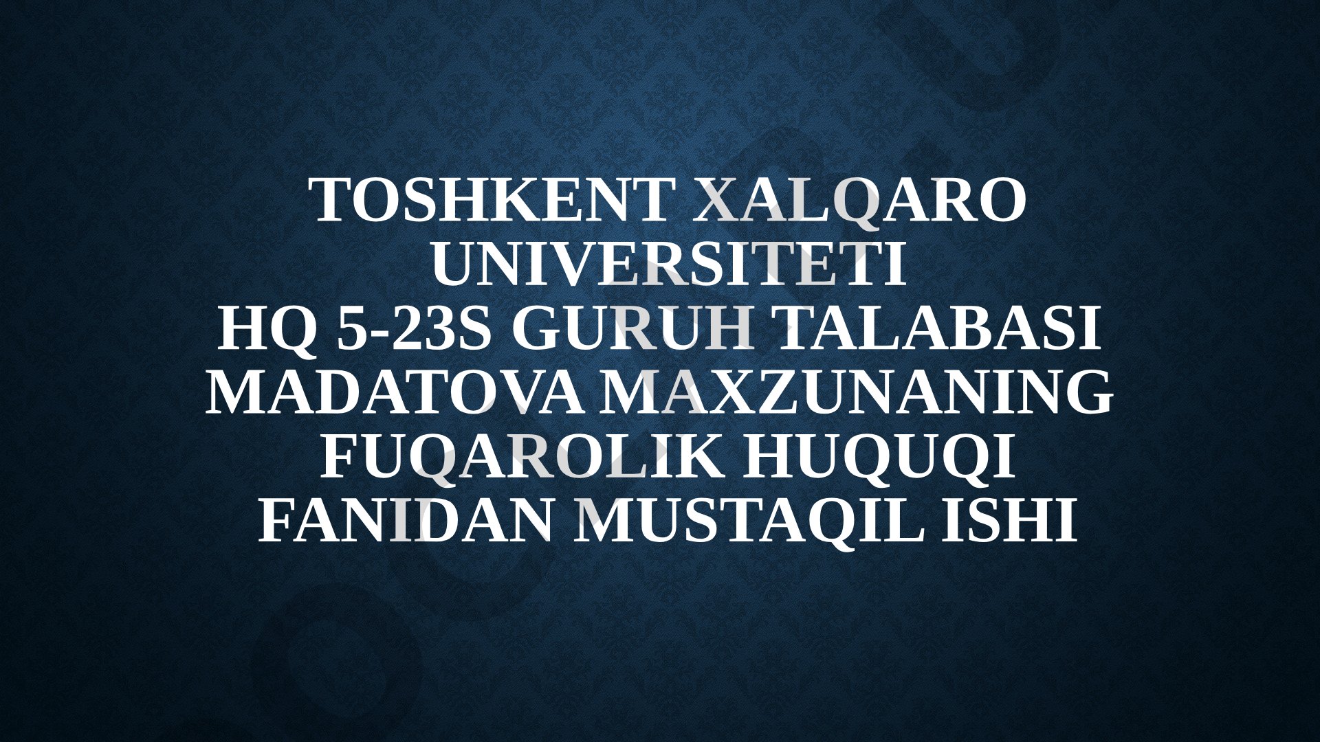 Haq evaziga xizmat ko'rsatish shartnomasi va uning turlari