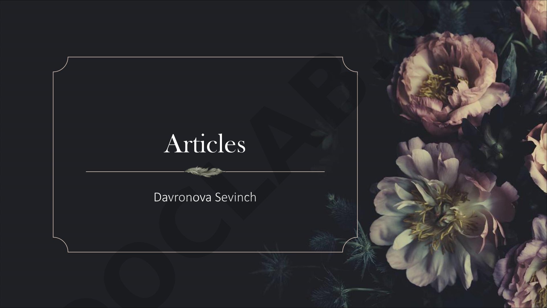 Articles
