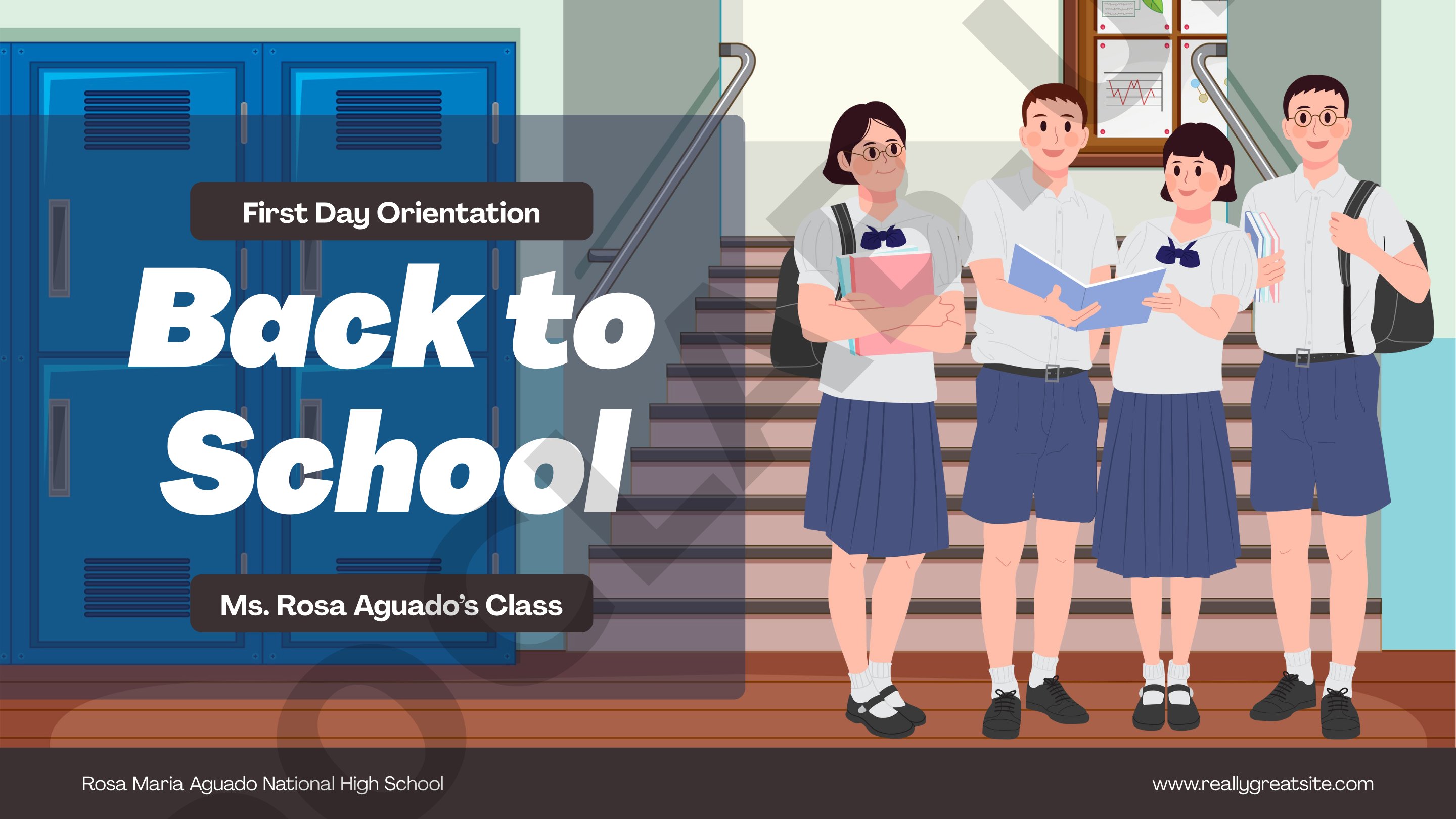 Ms. Rosa Aguado's Class First Day Orientation