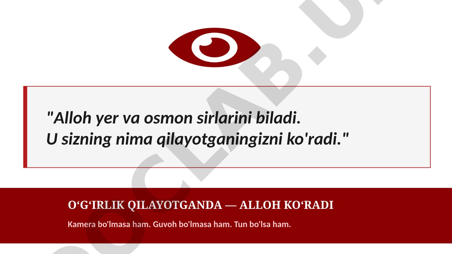O‘g‘irlik jazo oqibat