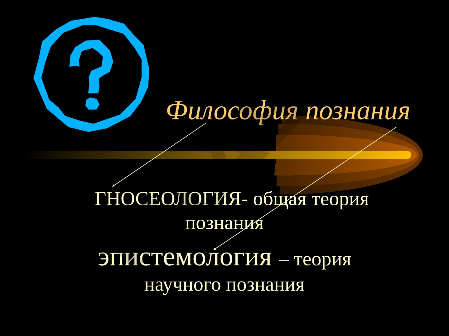 Философия познания: гносеология и эпистемология