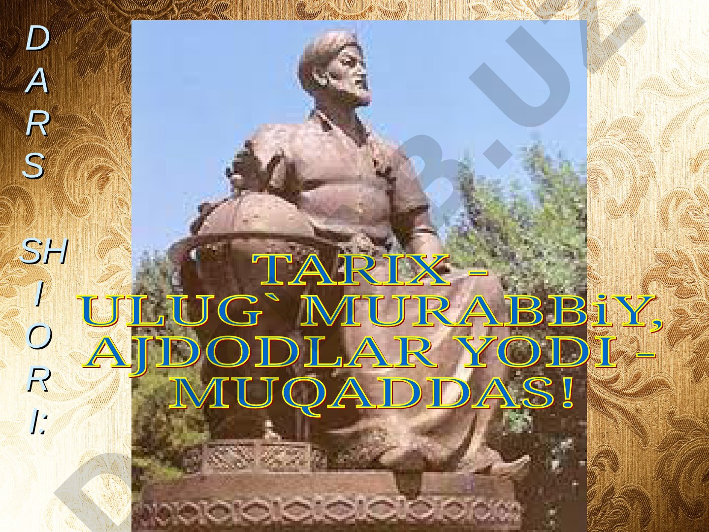 Aprel oyining muhim sanalari va Amir Temur vorislari