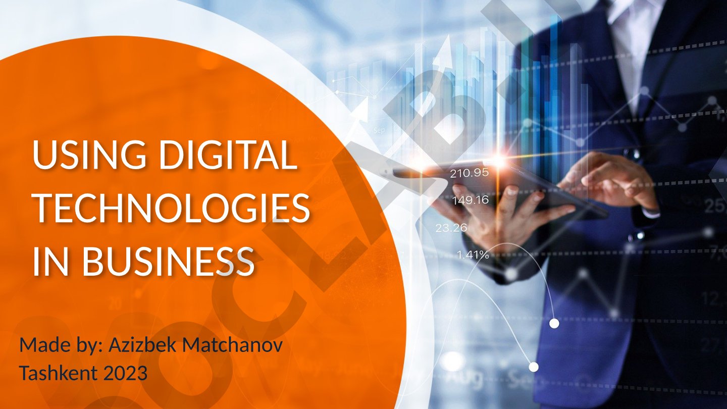 Using digital technologies in business