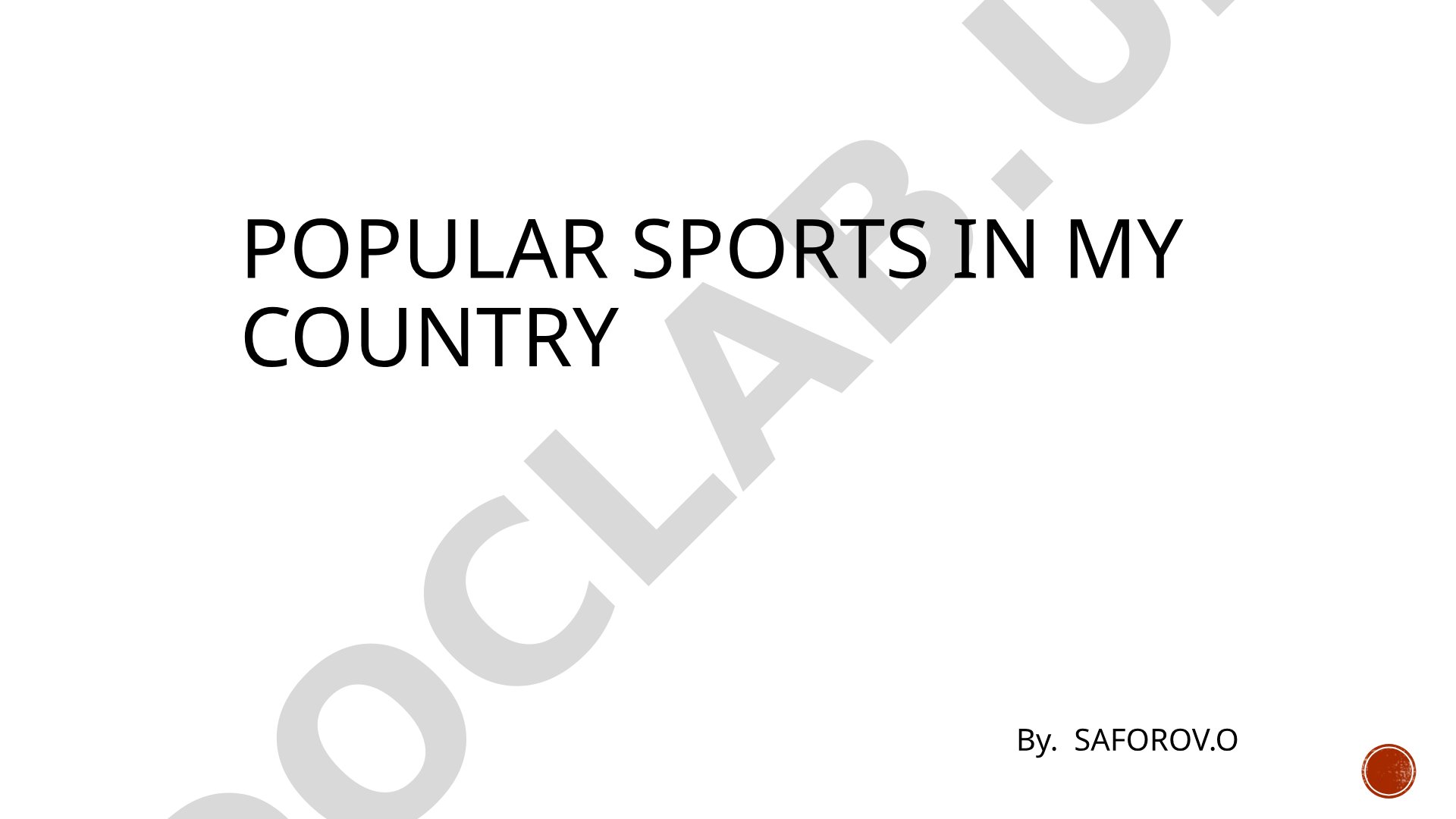 Popular sports in Uzbekistan
