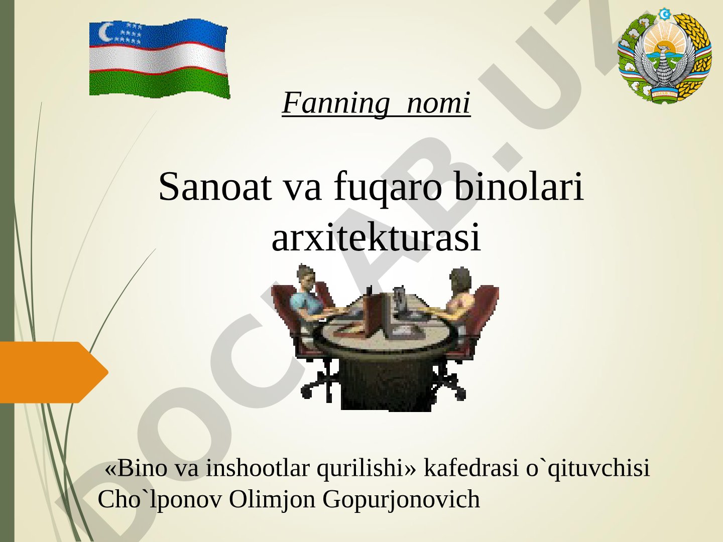 Bino va inshootlar haqida tushunchalar