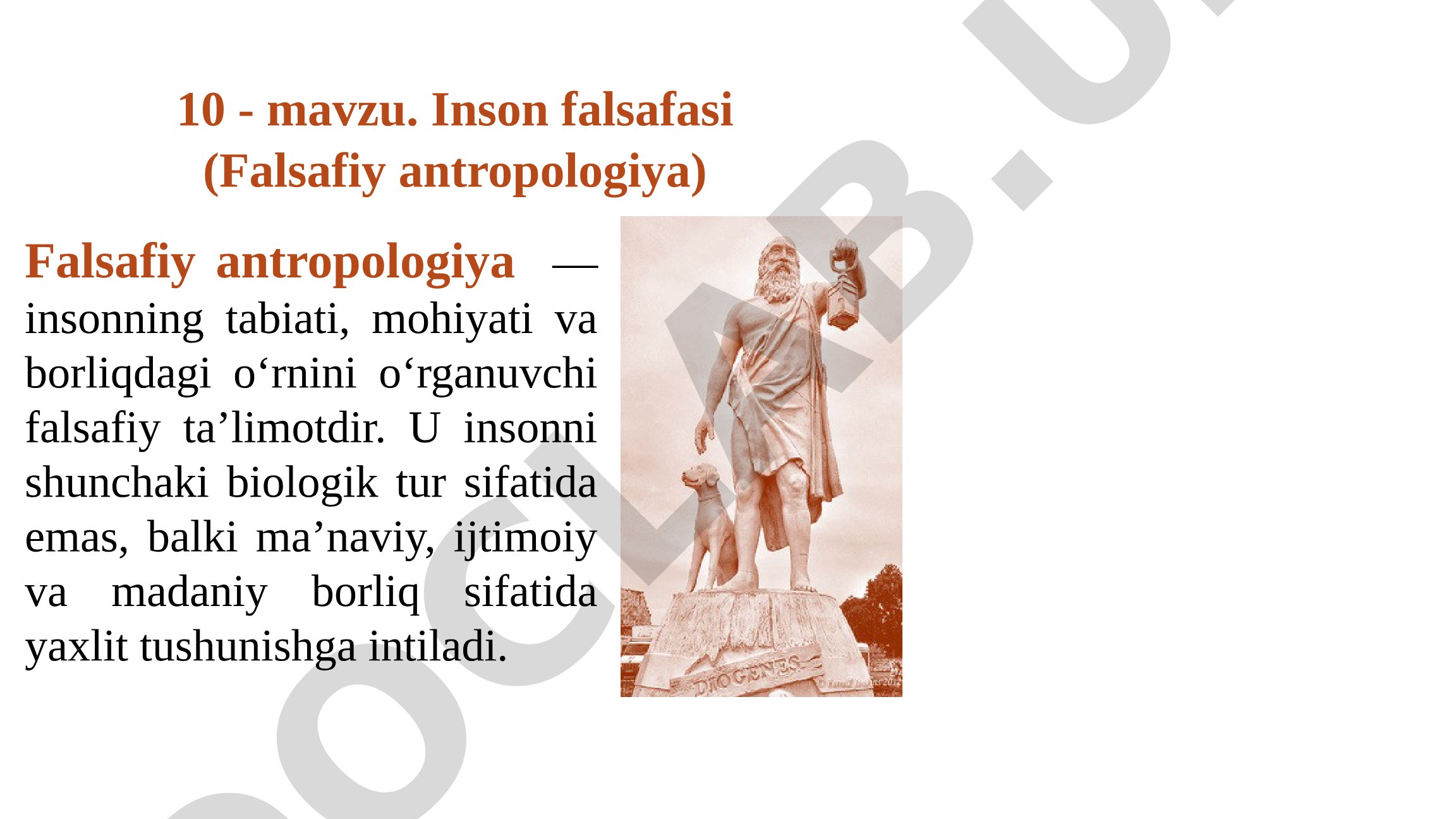 Inson falsafasi (Falsafiy antropologiya)