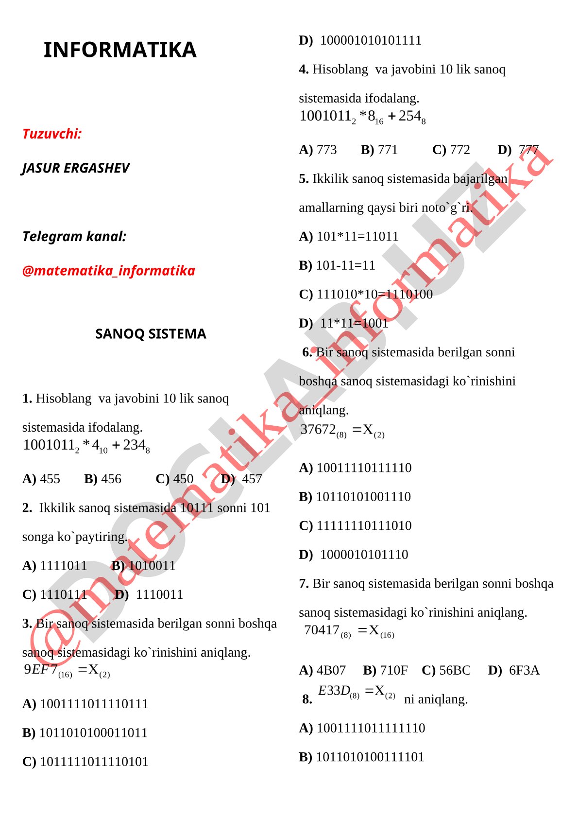 Sanoq sistema