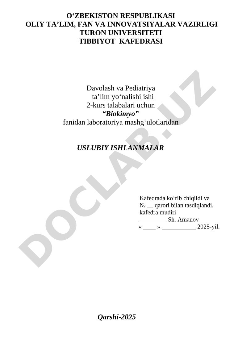 Qonda gemoglobin miqdorini aniqlash
