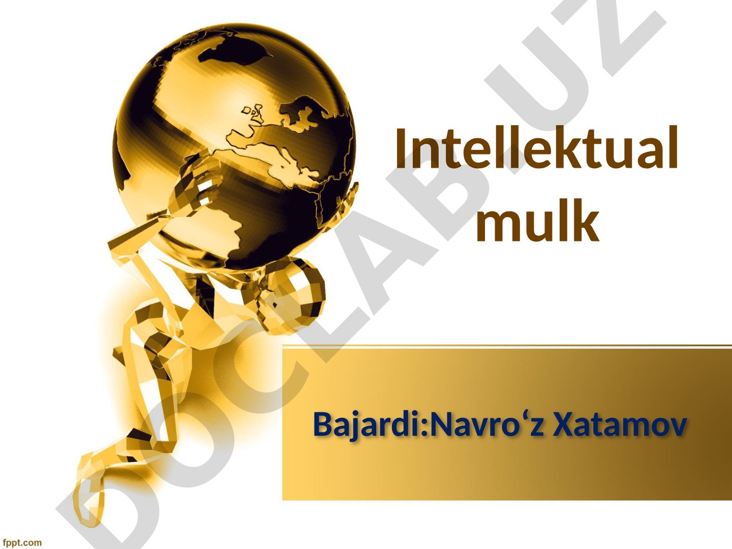 Intellektual mulk tushunchasi, obyektlari va mualliflik huquqi
