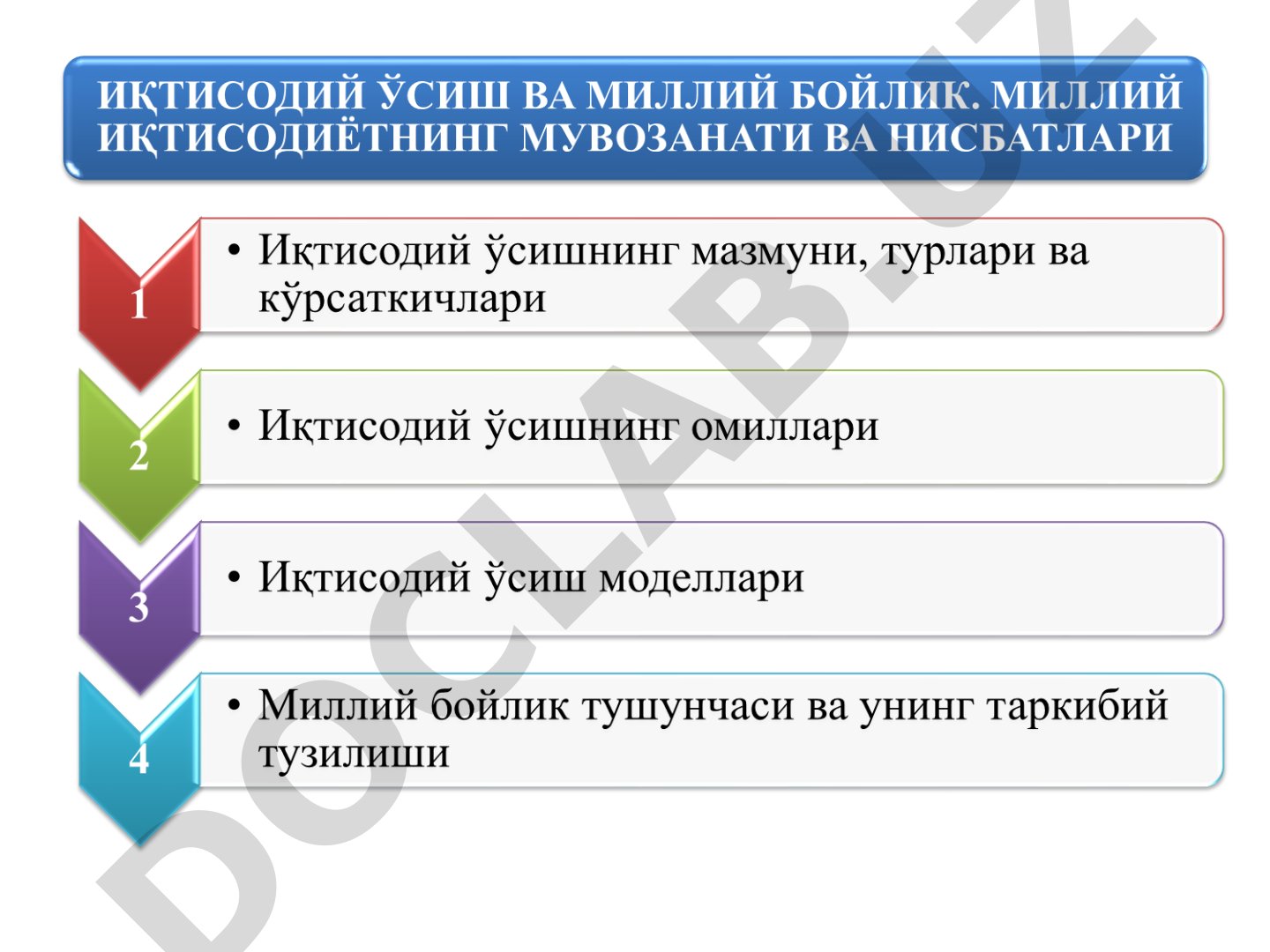 Макроиқтисодий мувозанат ва ишлаб чиқариш омиллари