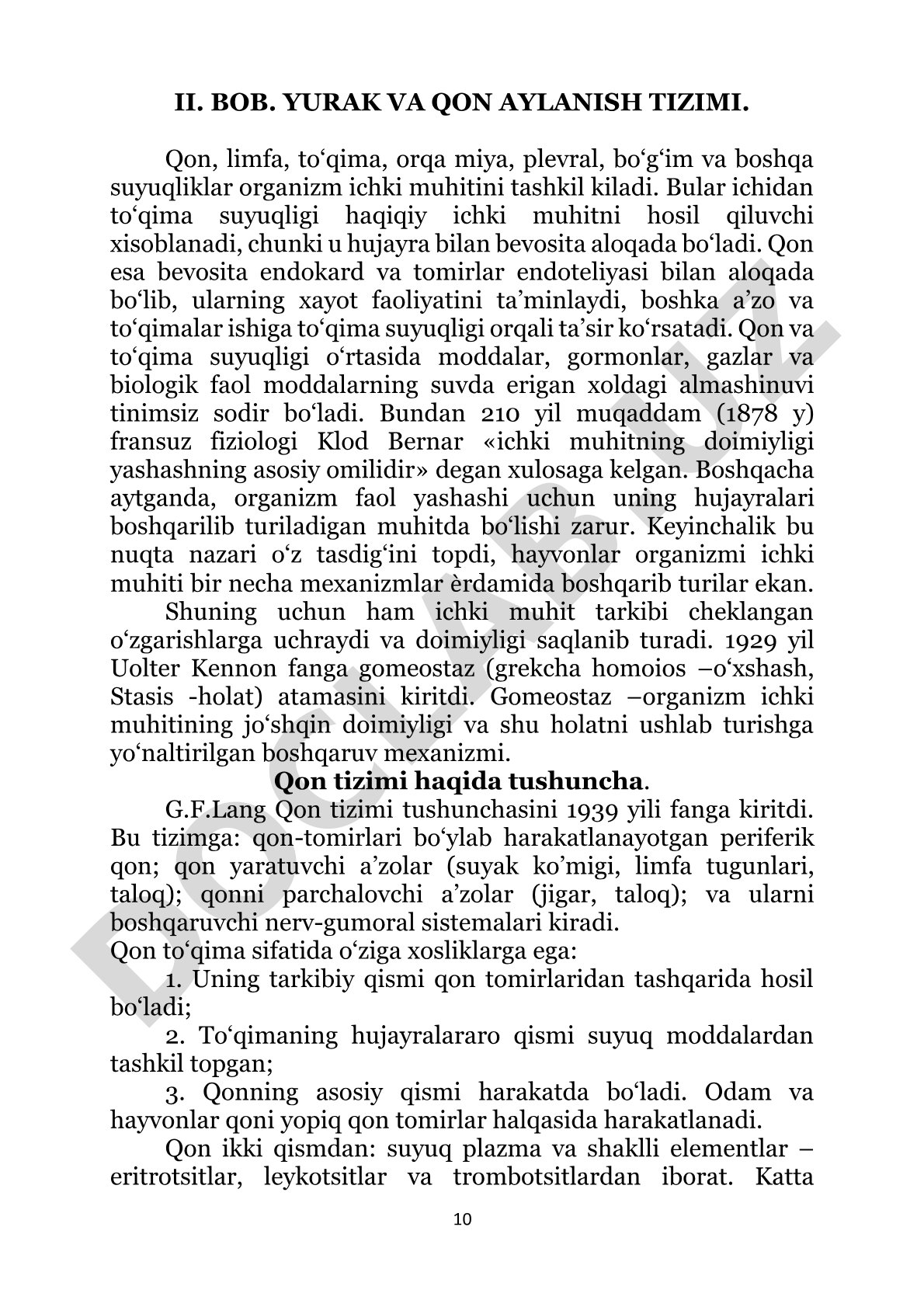 Yurak va qon aylanish tizimi