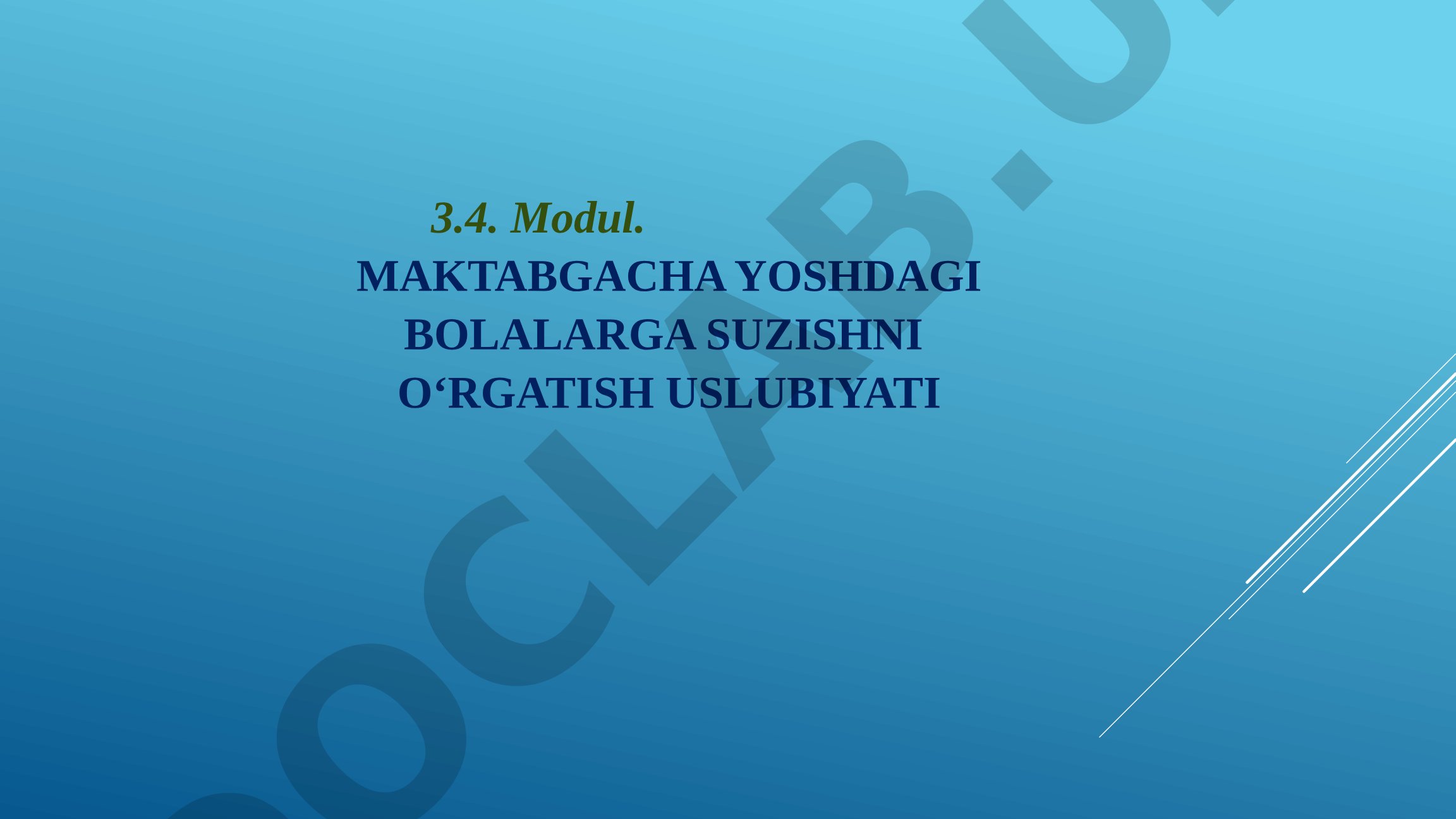 Suzishning maktabgacha yoshdagi bolalar uchun ahamiyati