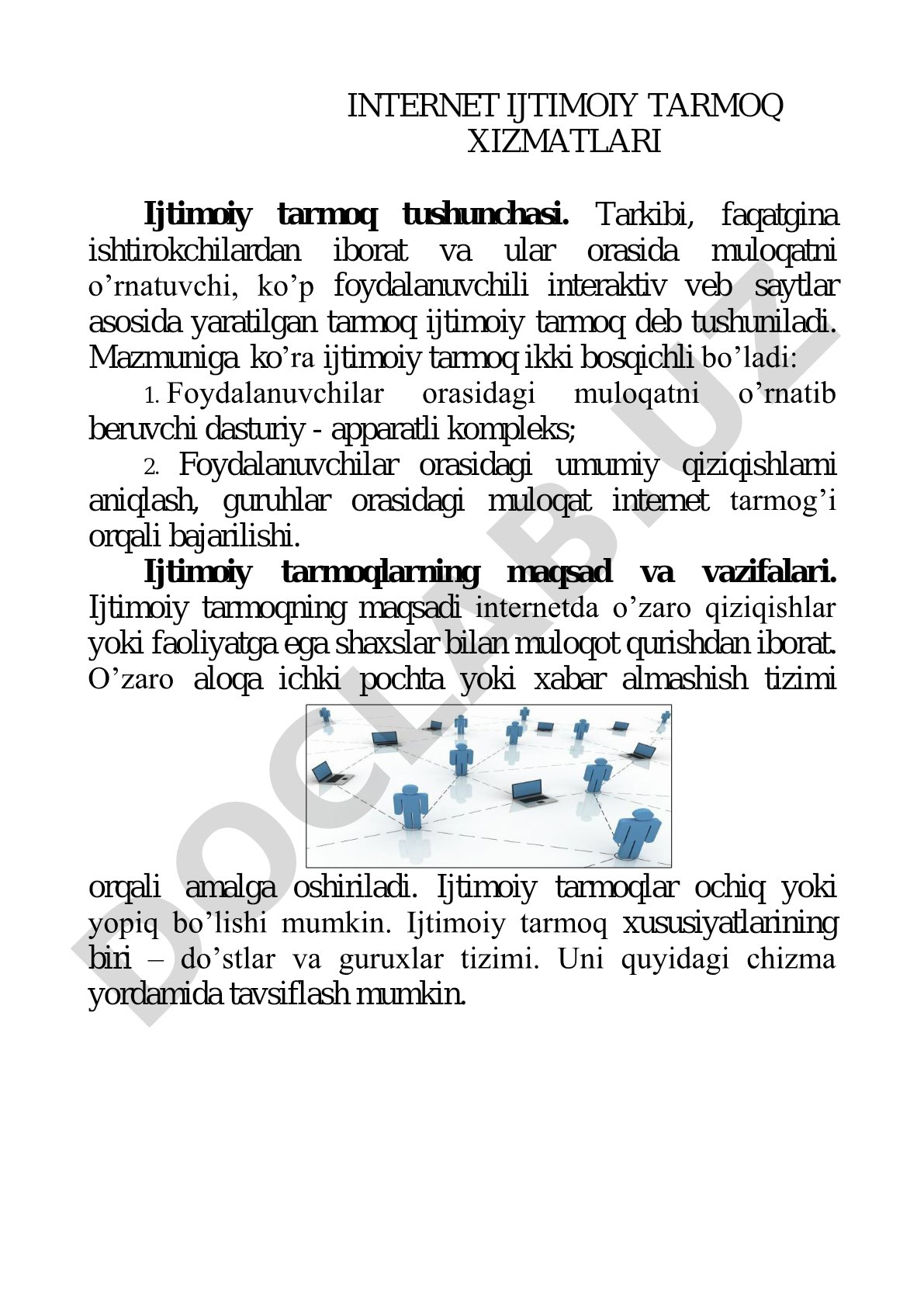 Internet ijtimoiy tarmoq xizmatlari