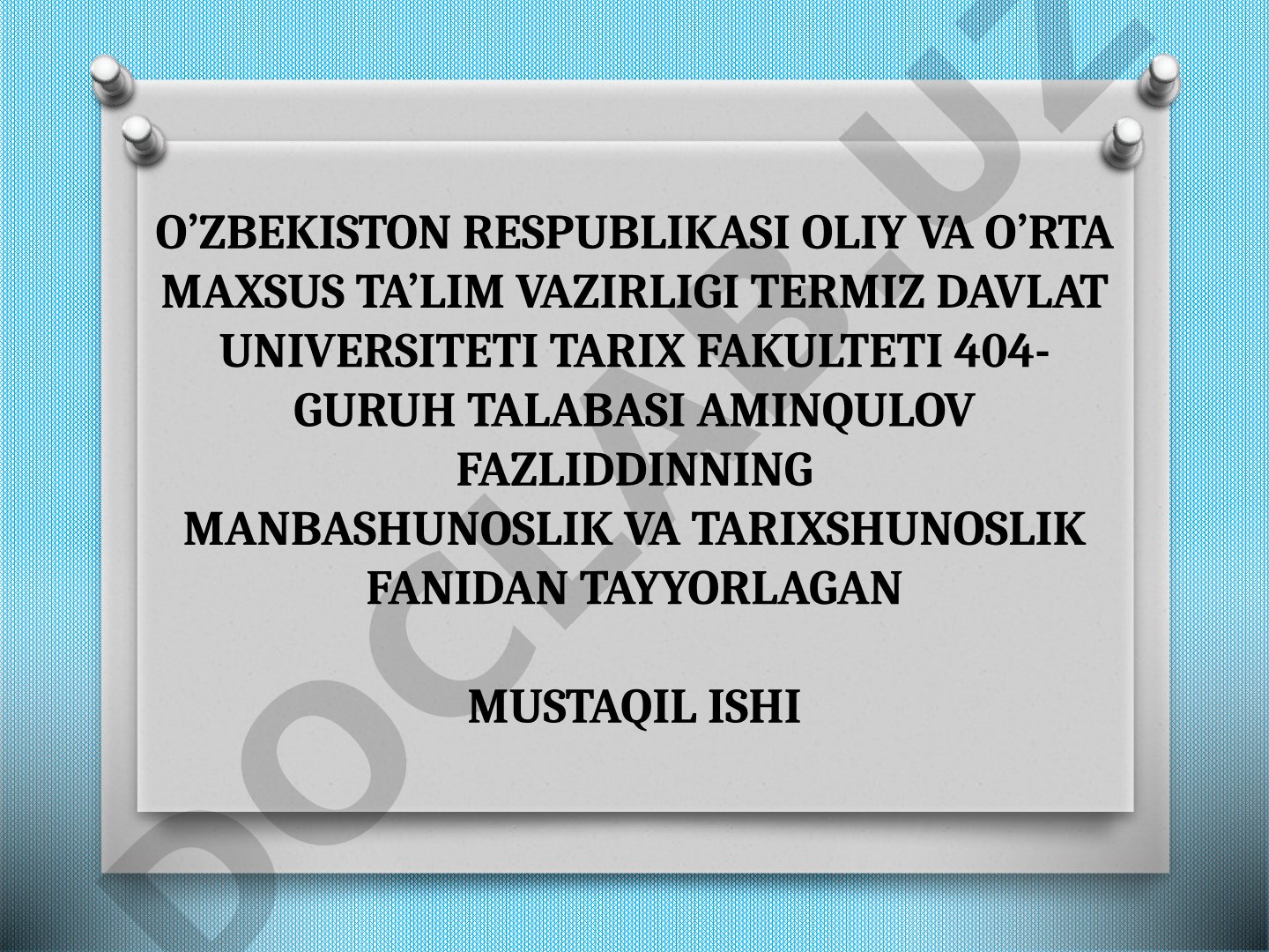 XI-XII asrlarda O'rta Osiyo tarixshunosligining ravnaqi
