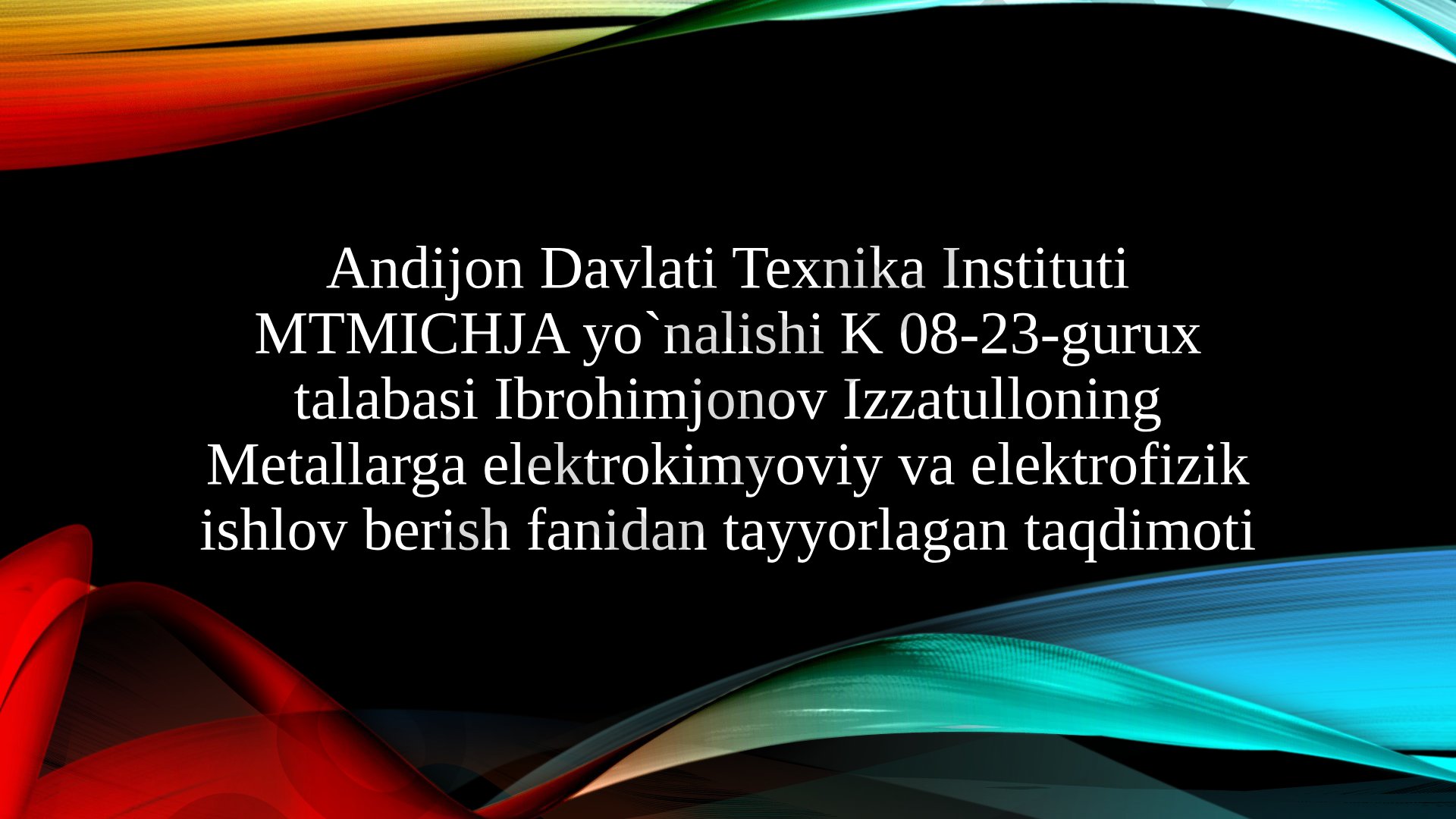 Elektr uchqunli va elektr impulsli ishlov berish turlari
