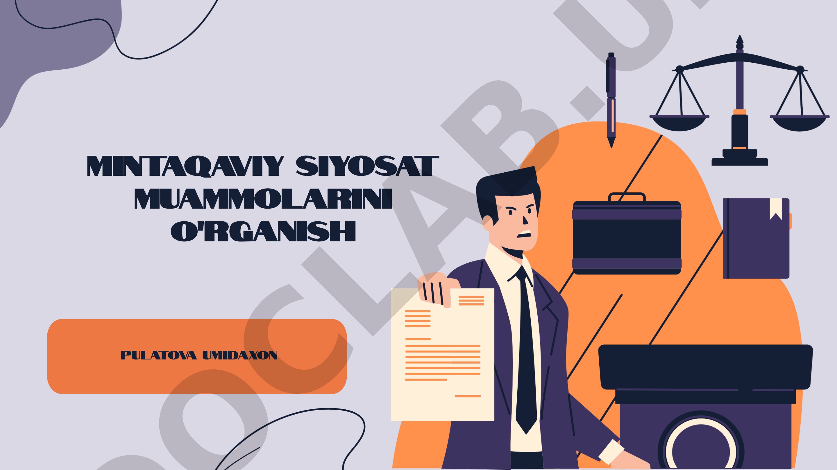 Mintaqaviy siyosat muammolarini o'rganish