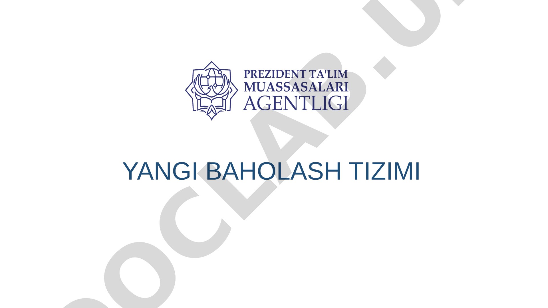 Ijod va ixtisoslashtirilgan maktablarda o‘quvchilar bilimini baholash tartibi to‘g‘risida Nizom