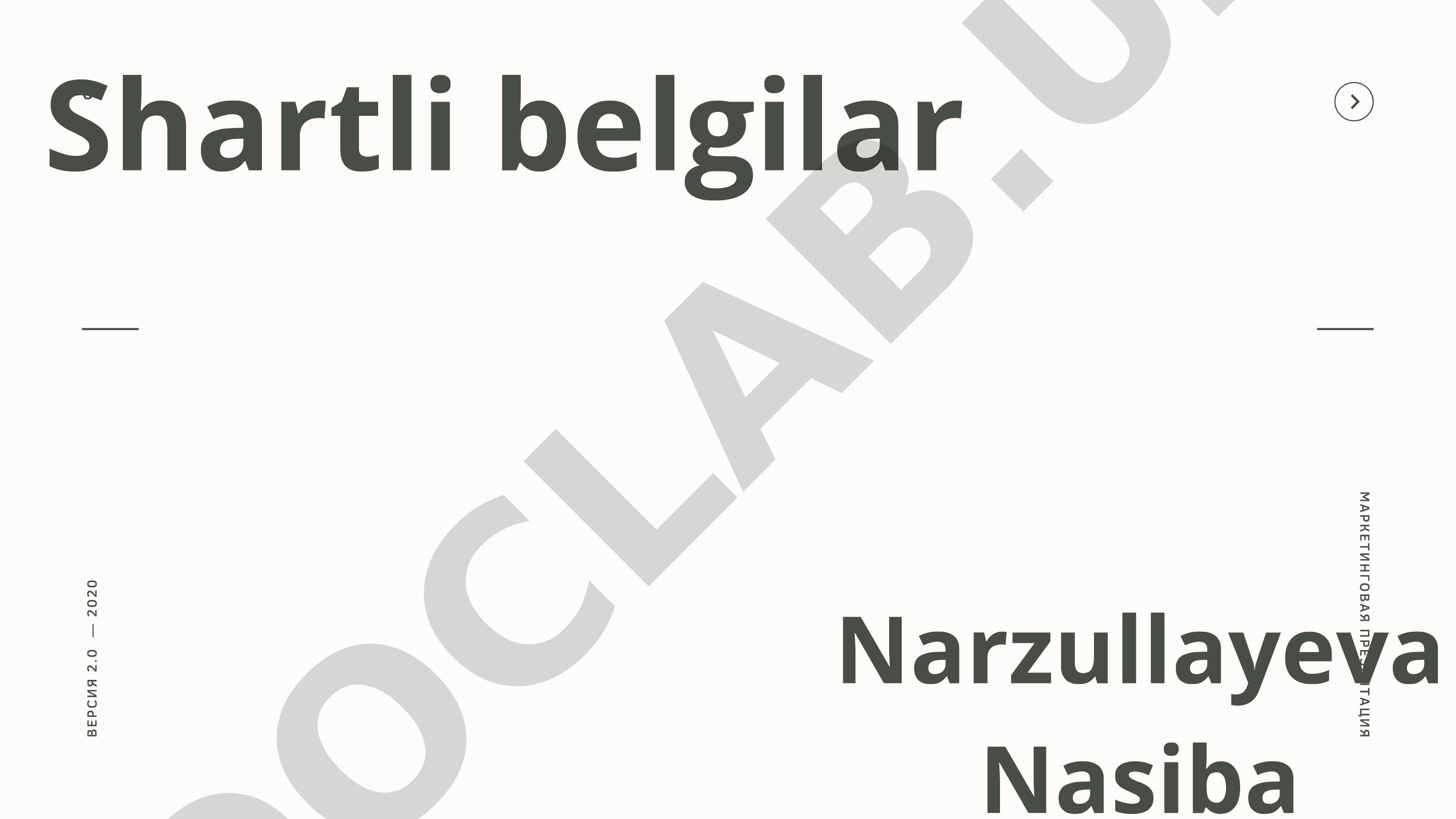 Маркетинговая версия 2.0 — 2020