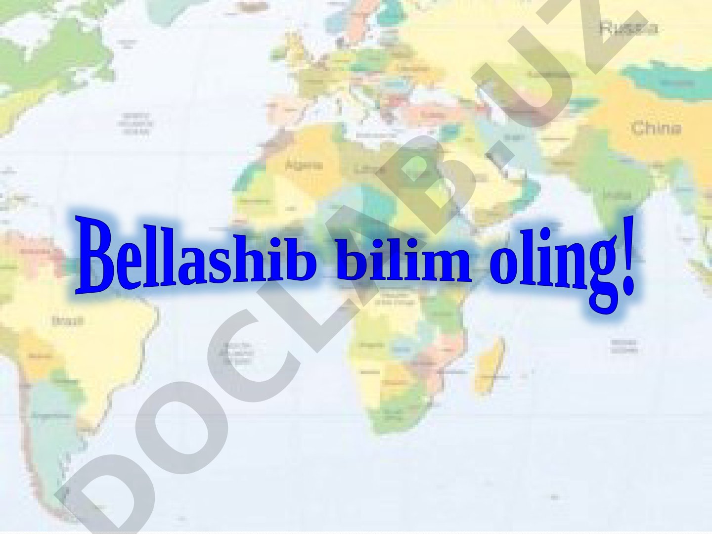 Geografiya fanidan bellashuv savollari