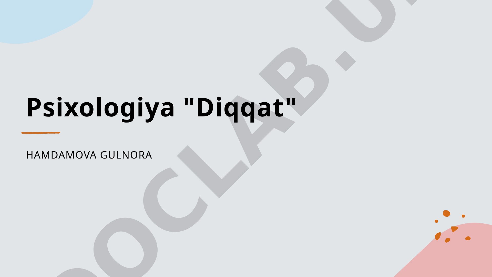 Diqqatning psixologik mexanizmlari va inson xulq-atvoriga ta'siri