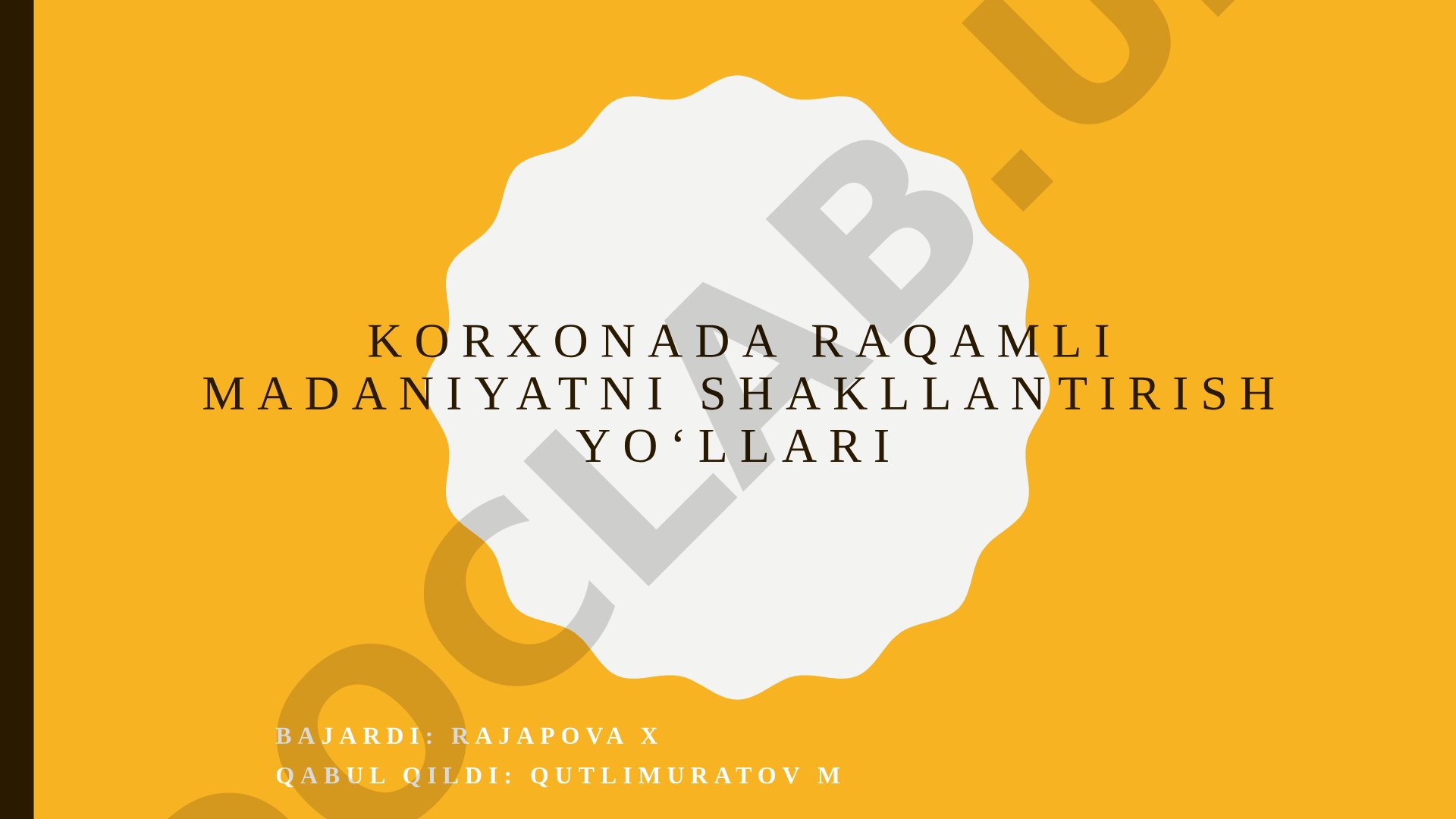 Korxonada raqamli madaniyatni shakllantirish yo‘llari