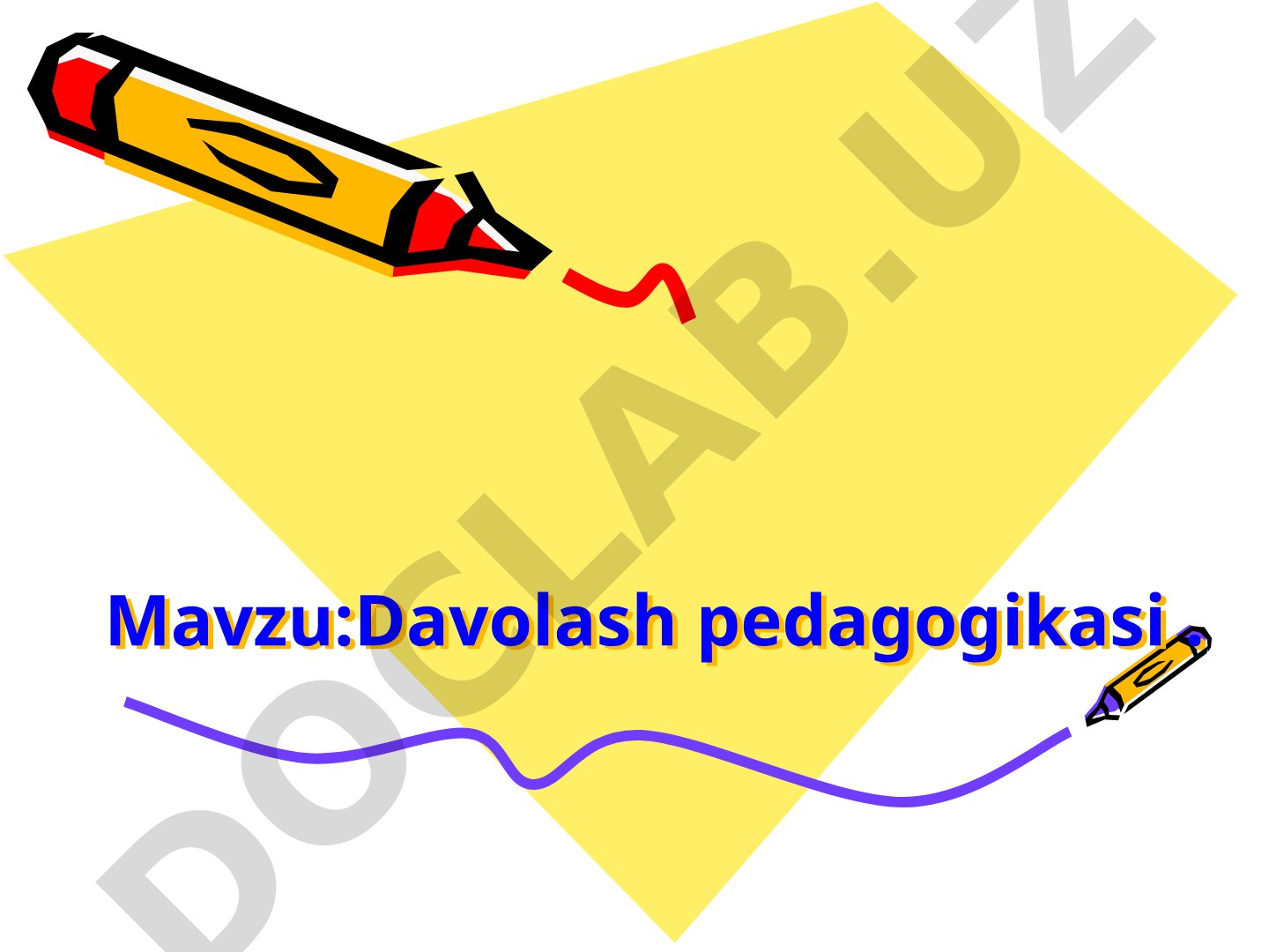 Davolash pedagogikasi