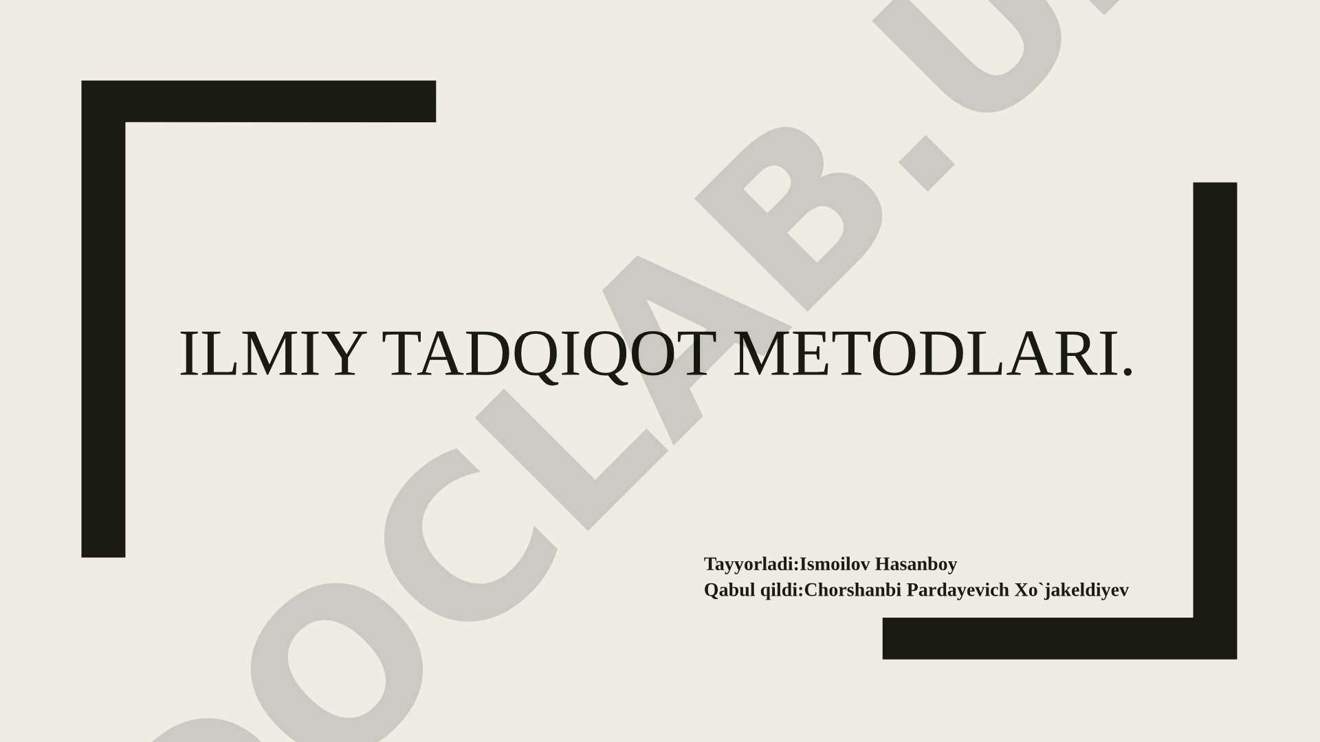Ilmiy tadqiqot metodlari turlari, empirik va nazariy usullar haqida