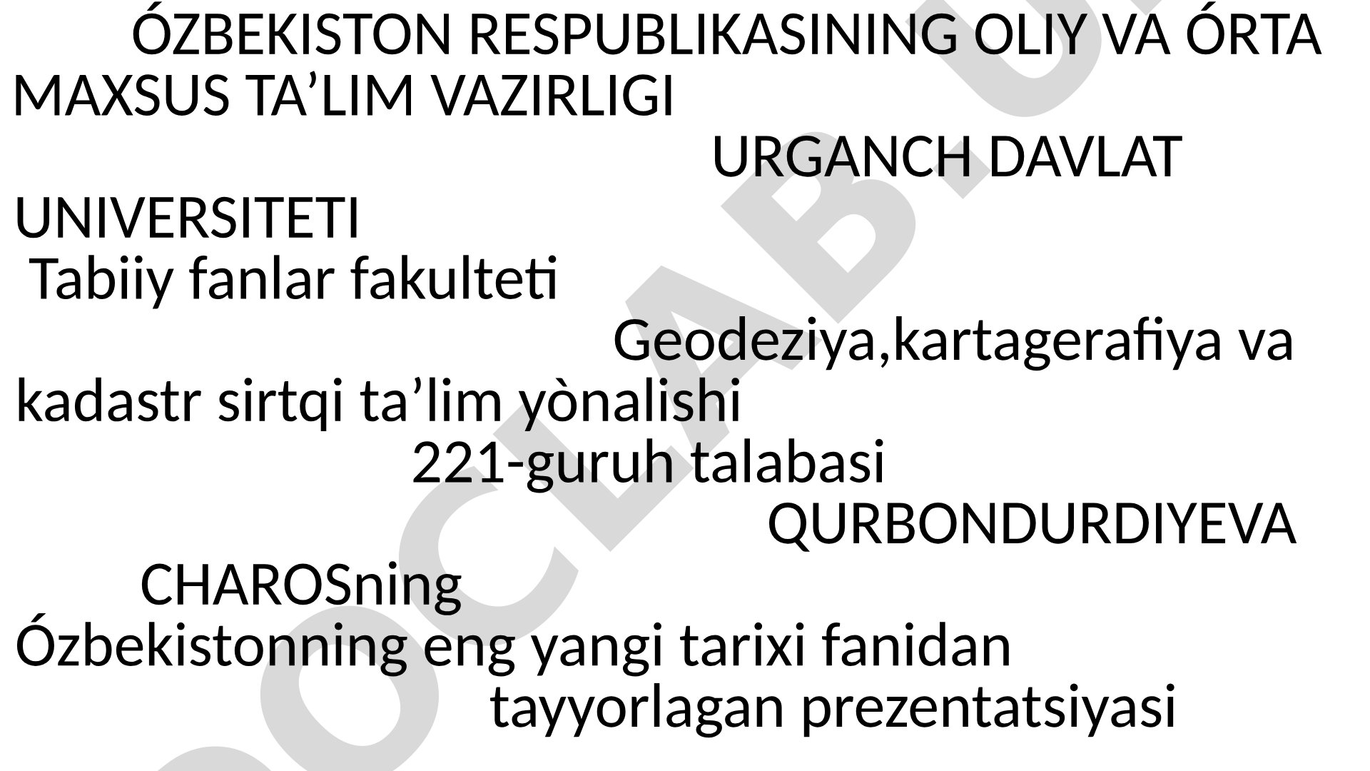 Hazorasp nomining kelib chiqishi, tabiati va Xorazm janubiy qalqoni haqida