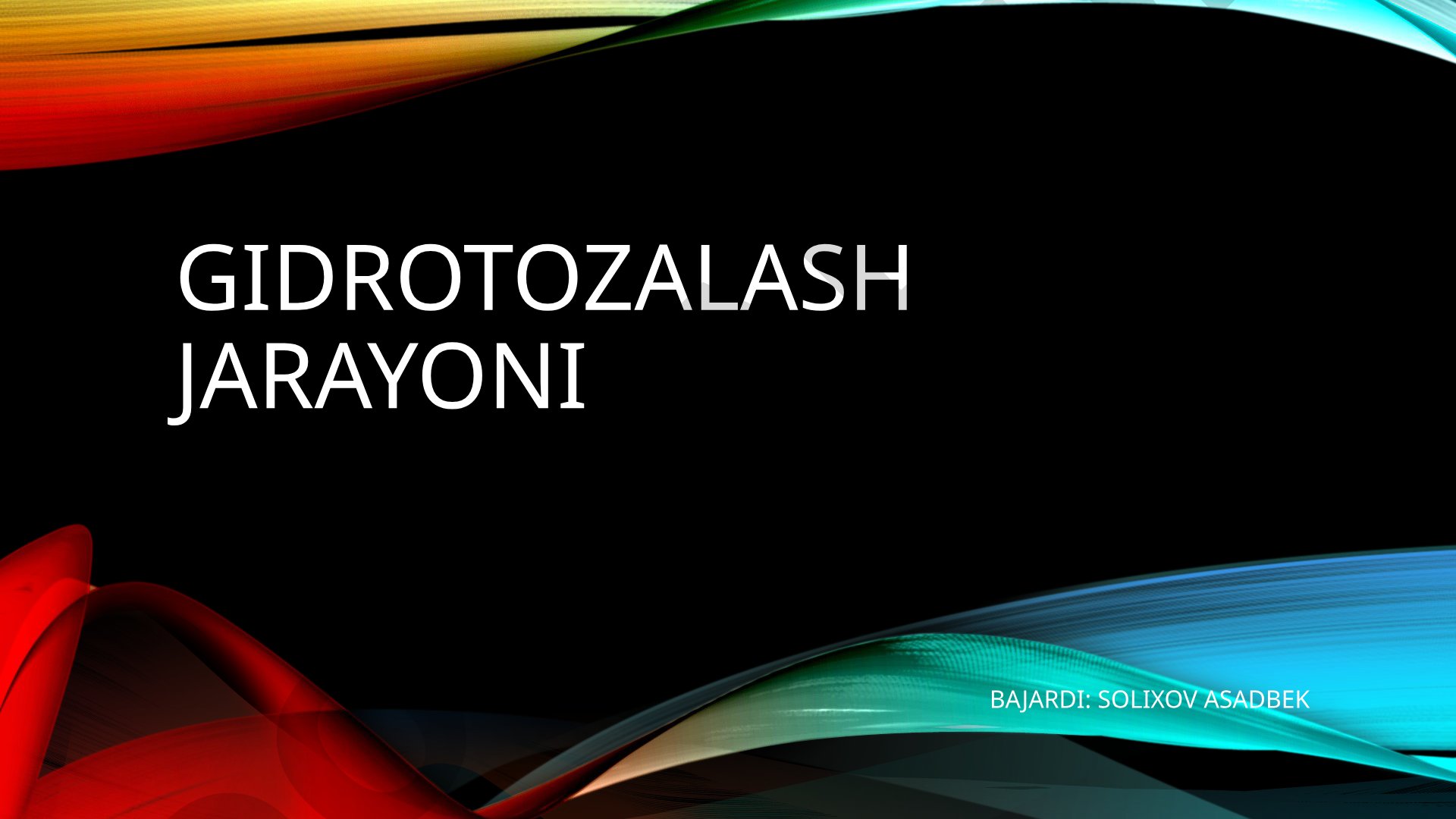Gidrotozalash jarayoni va neft fraksiyalarini tozalash