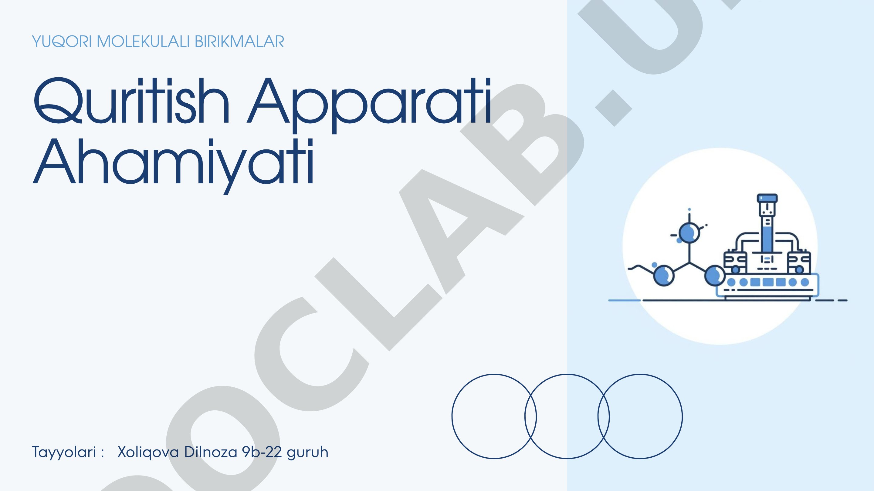 Quritish apparati ahamiyati