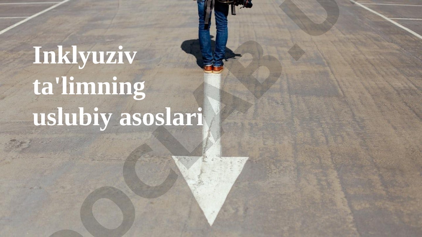 Inklyuziv ta'limning uslubiy asoslari