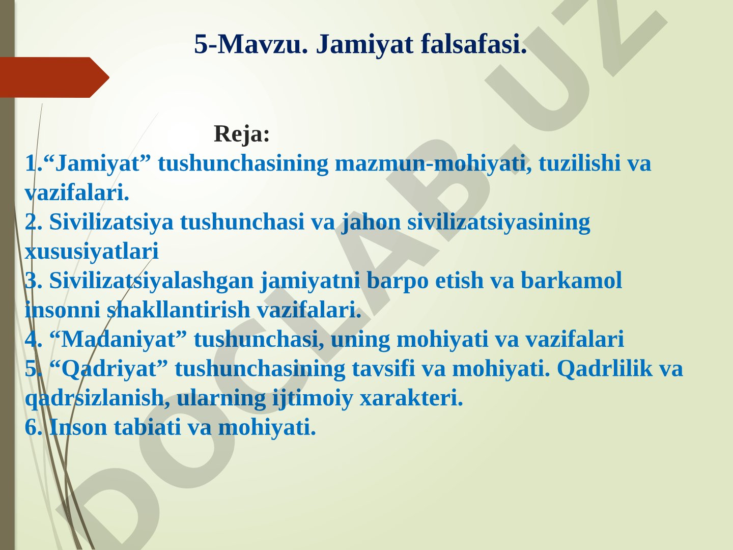 Jamiyat falsafasi