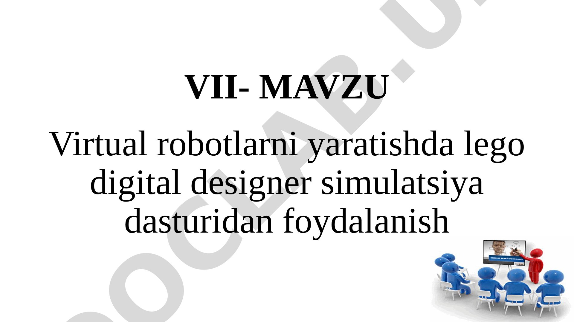 Virtual robotlarni yaratishda lego digital designer simulatsiya dasturidan foydalanish