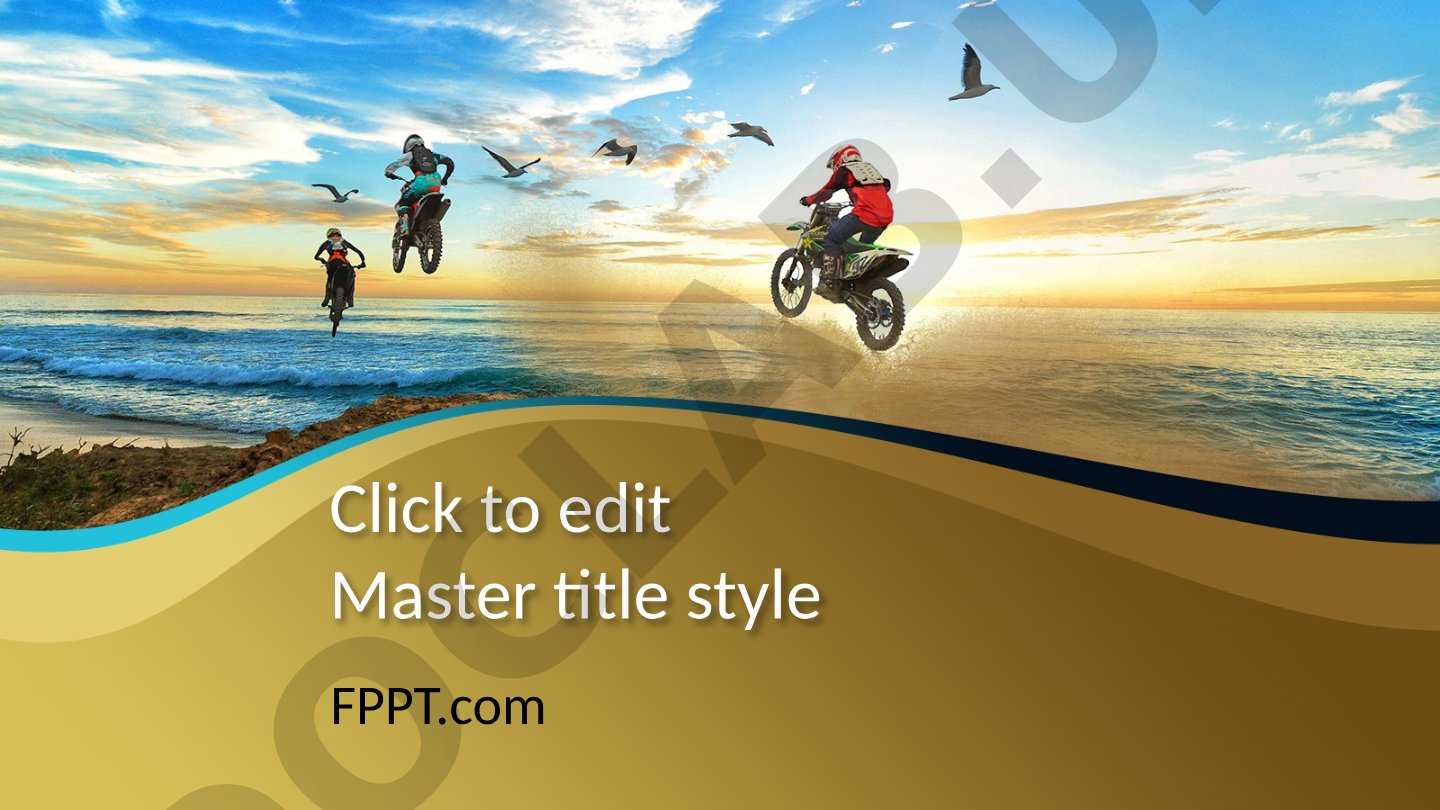 A free presentation template from FPPT.com with placeholder text for creating your own