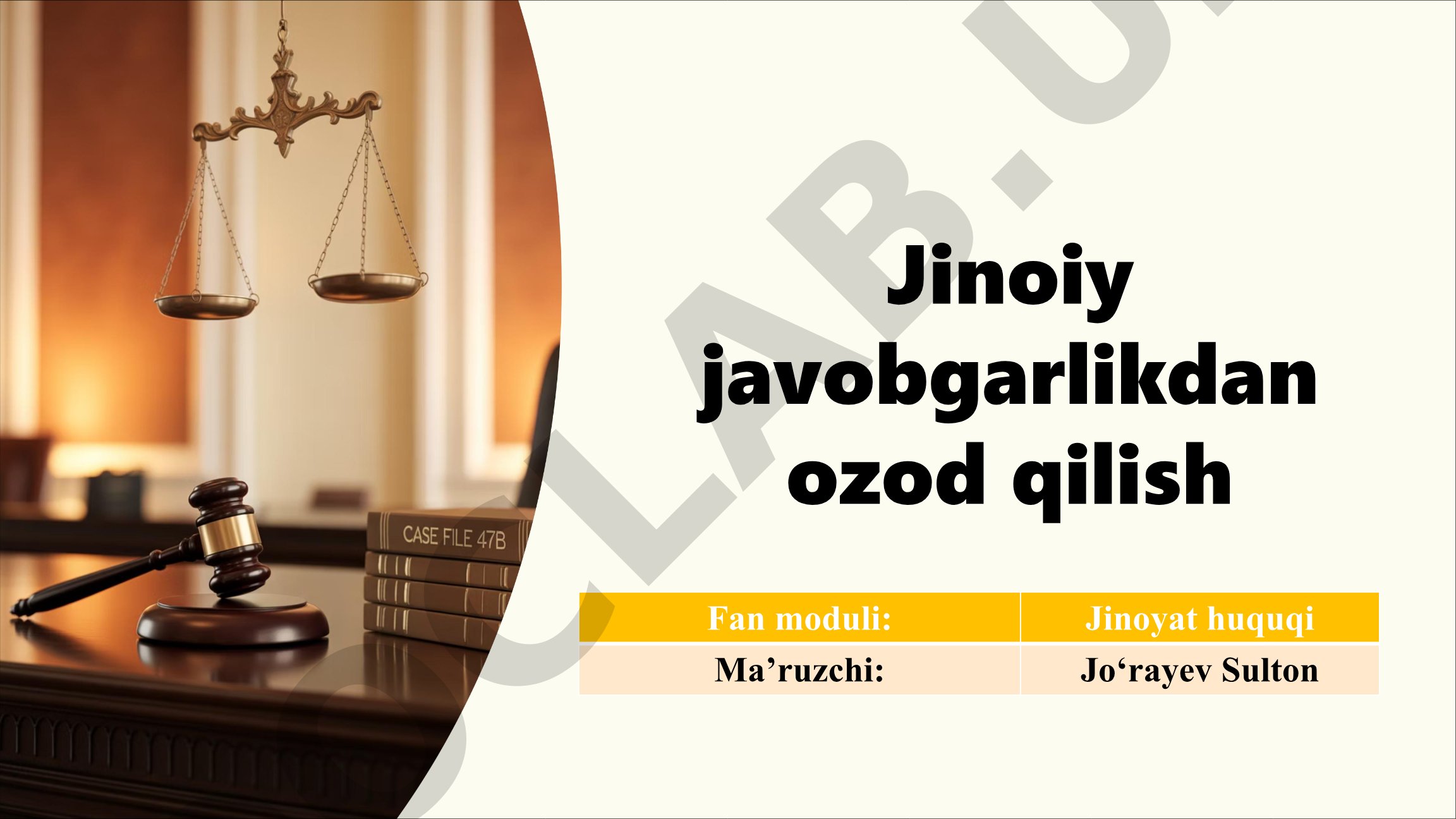 Javobgarlikka tortish muddatining o'tib ketganligi
