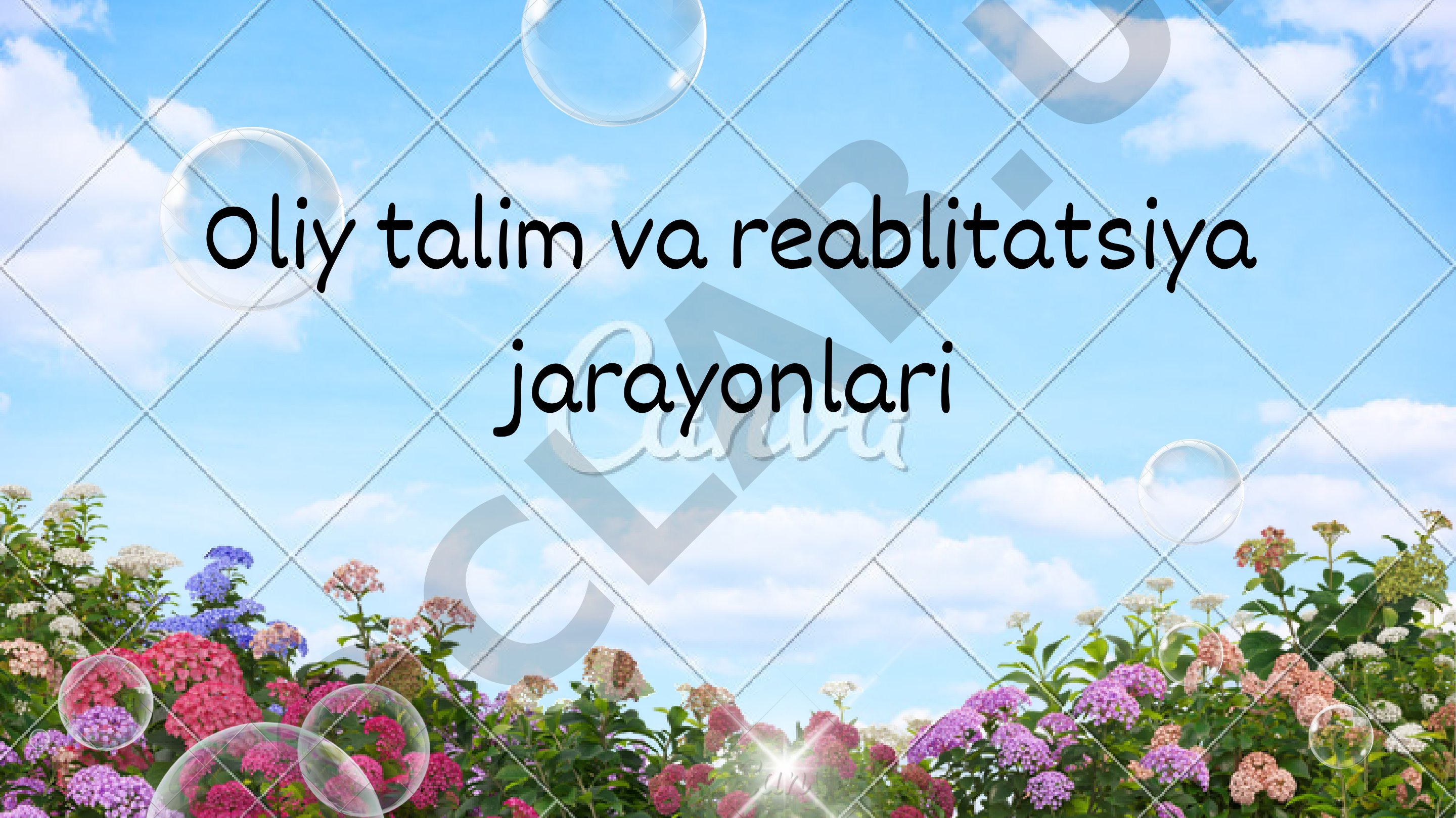 Oliy ta'lim va reabilitatsiya jarayonlarining integratsiyasi