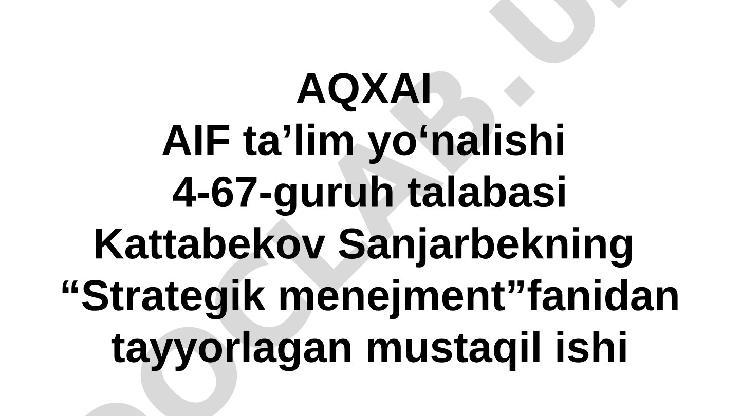 Tarmoqdagi raqobat kuchlari va ular ta'sirining darajasi