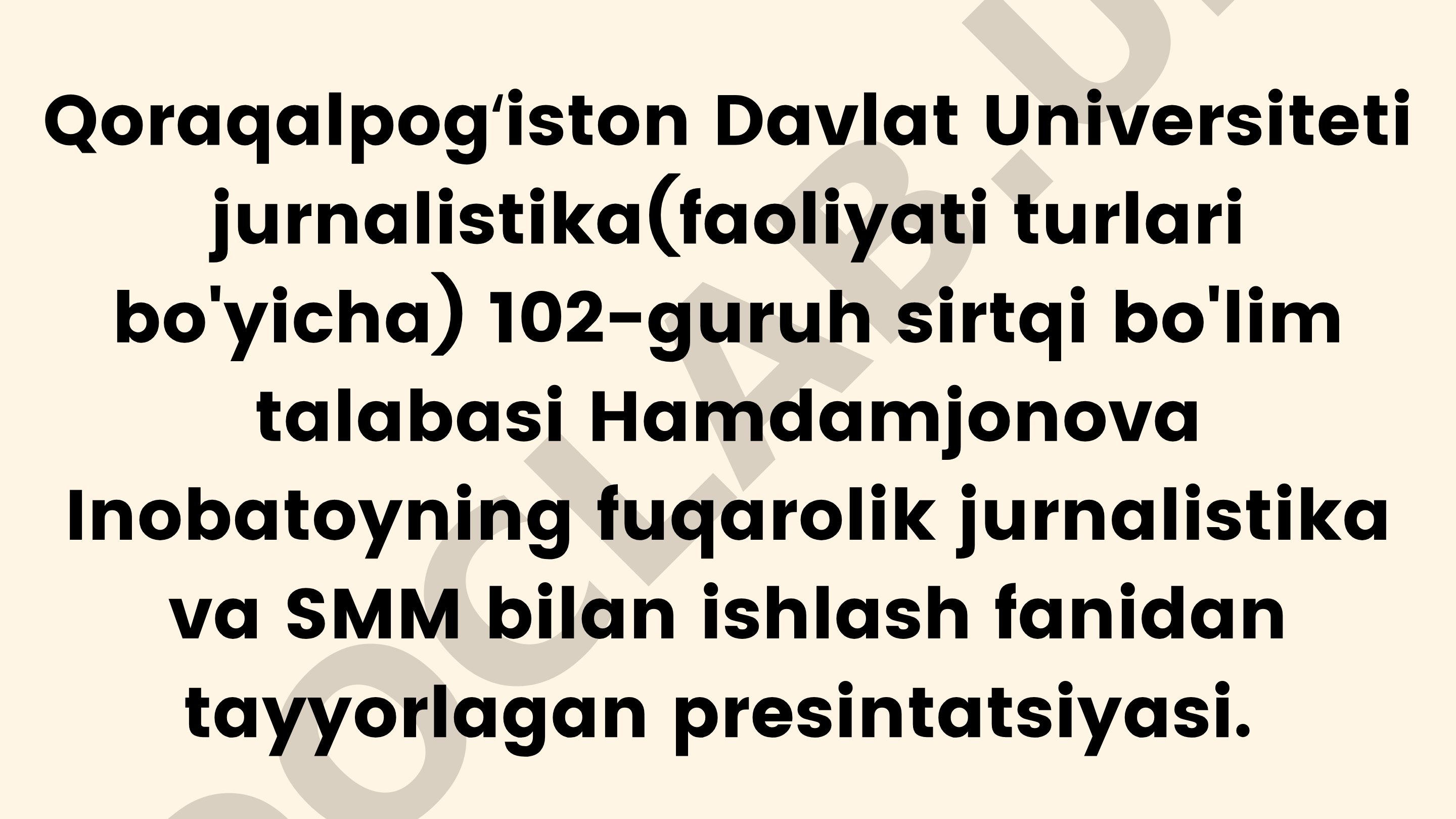 O'ZBEKISTONDA PODCASTING KONTENT TAHLILI
