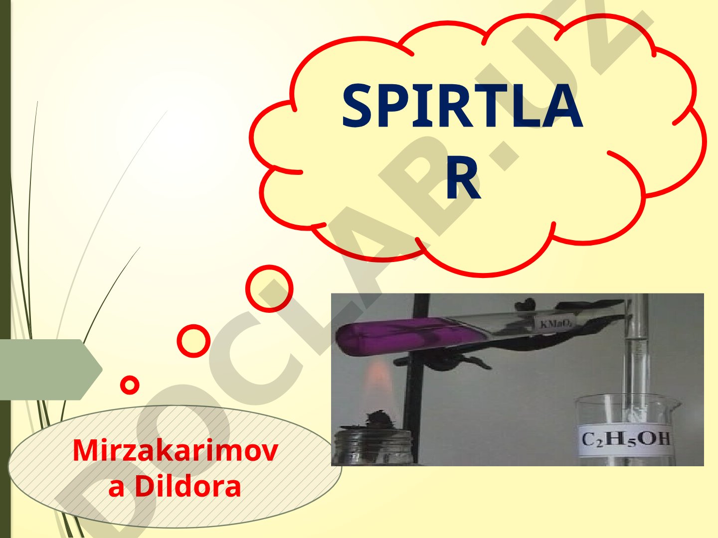 Spirtlar: gomologik qatori, izomeriyasi, olinishi, xossalari va ishlatilishi