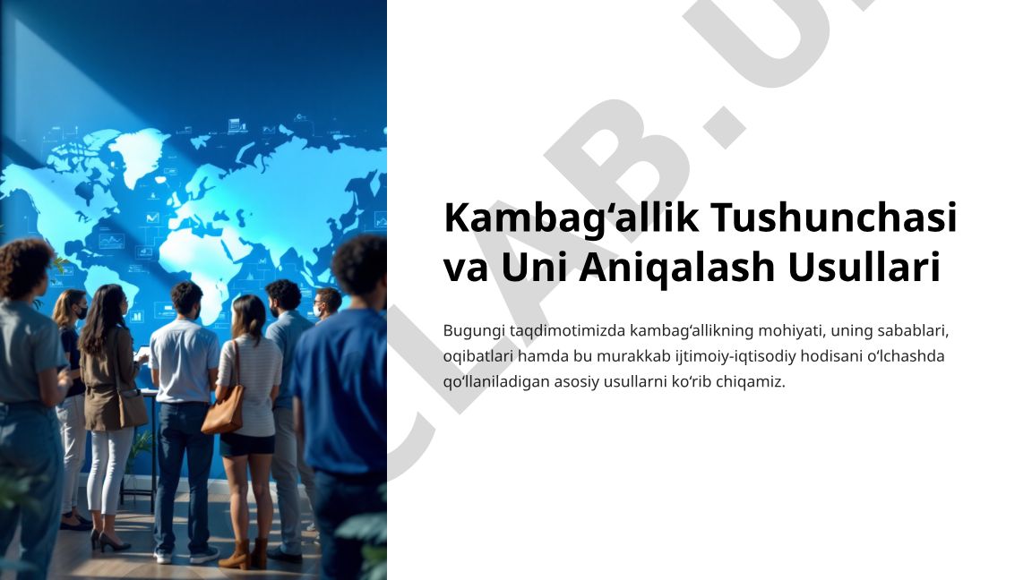 Kambag‘allik Tushunchasi va Uni Aniqlash Usullari
