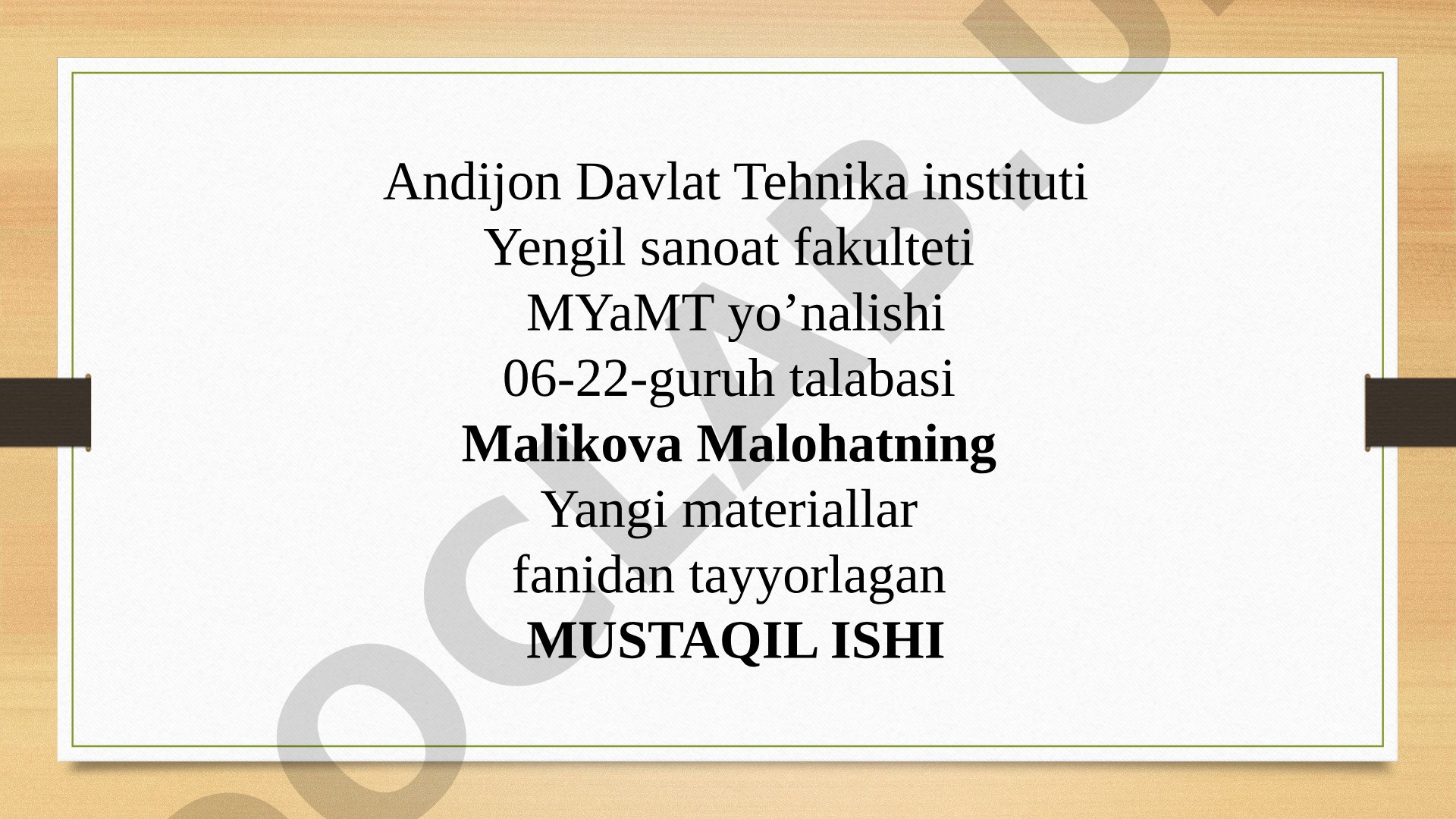 Temir-shisha antifriksion materiallarni ishlab chiqarish texnologiyasi va ularning asosiy xossasi hamda xalq-xojaligida foydalanilishi