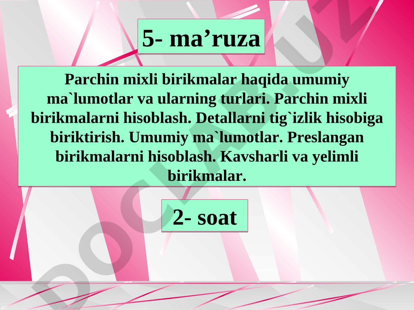Parchin mixli birikmalar haqida umumiy ma'lumotlar va ularning turlari