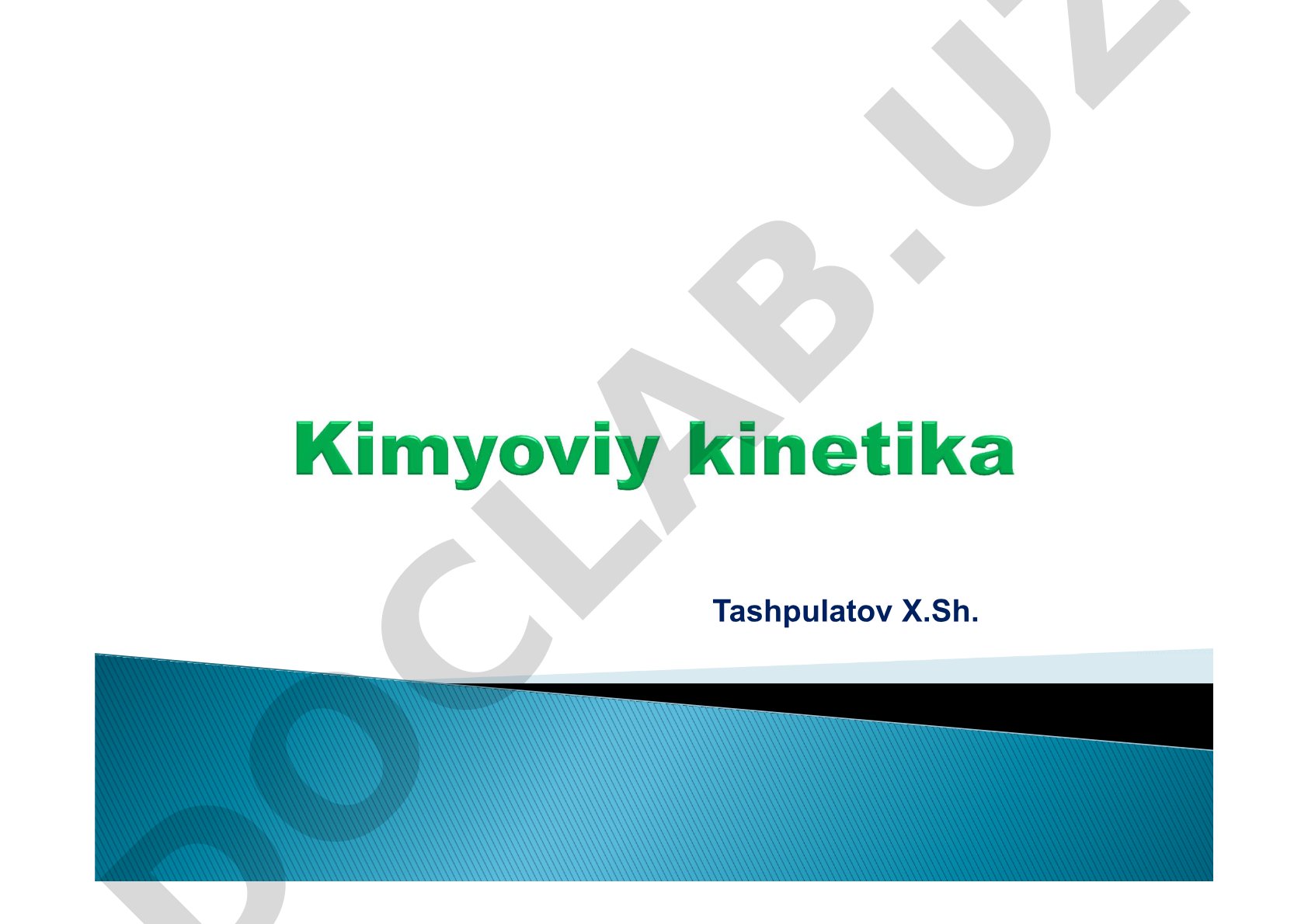 Kimyoviy reaksiya tezligi
