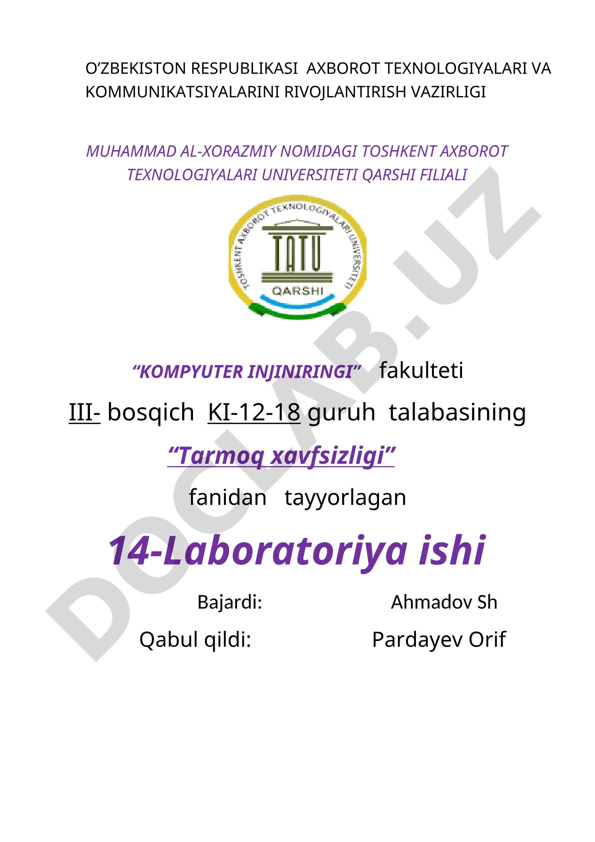 WRT300N routerida WPA protokolini sozlash bo'yicha laboratoriya ishi