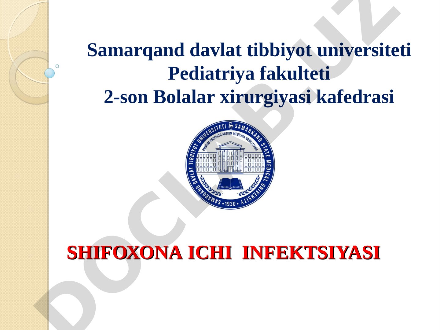 Shifoxona ichi infeksiyasi