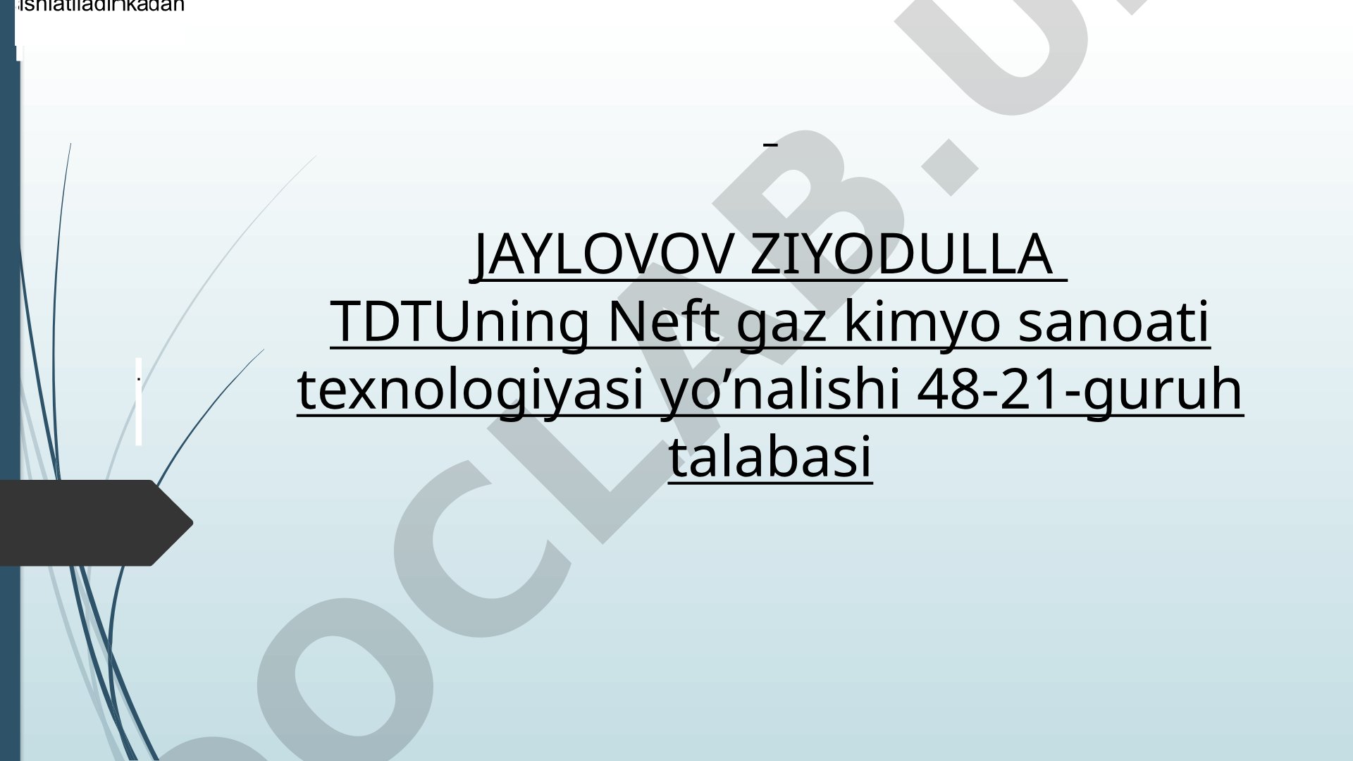 Gazlarni tozalash