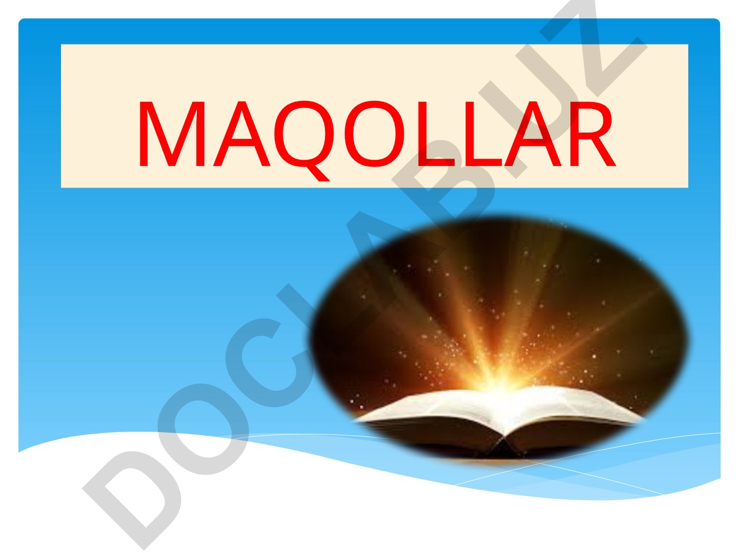 Maqollar: xususiyatlari, turlari va ma'nolari