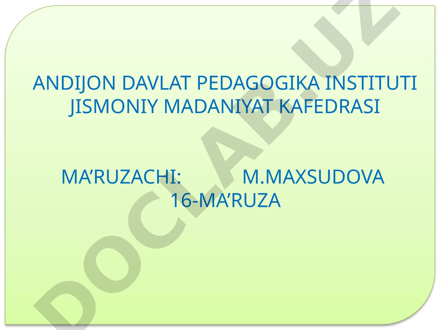 Orqa miyaning tuzilishi