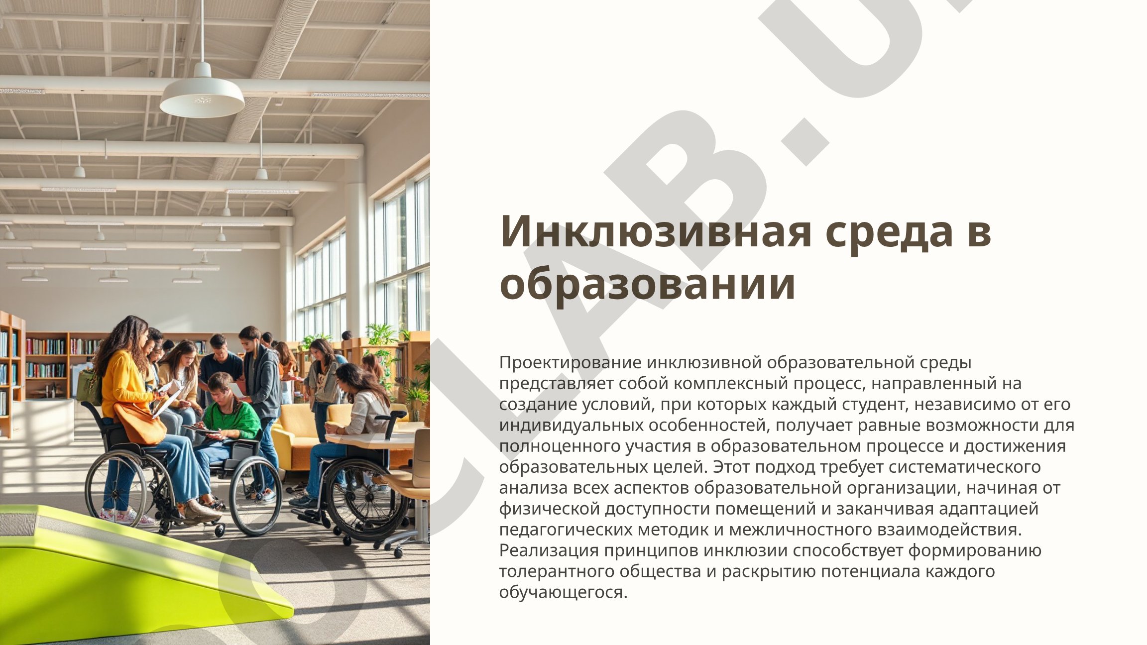 Инклюзивная среда в образовании