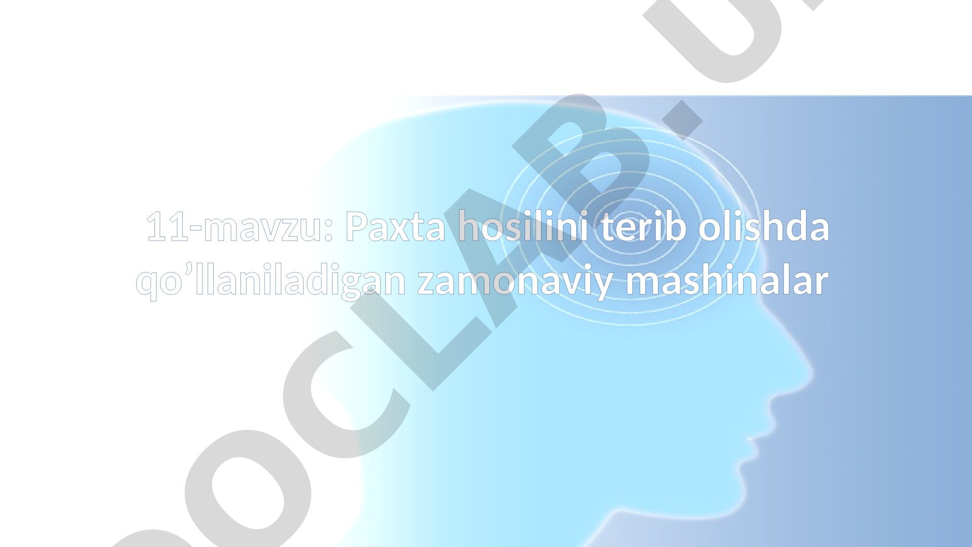 Paxta hosilini terib olishda qo'llaniladigan zamonaviy mashinalar